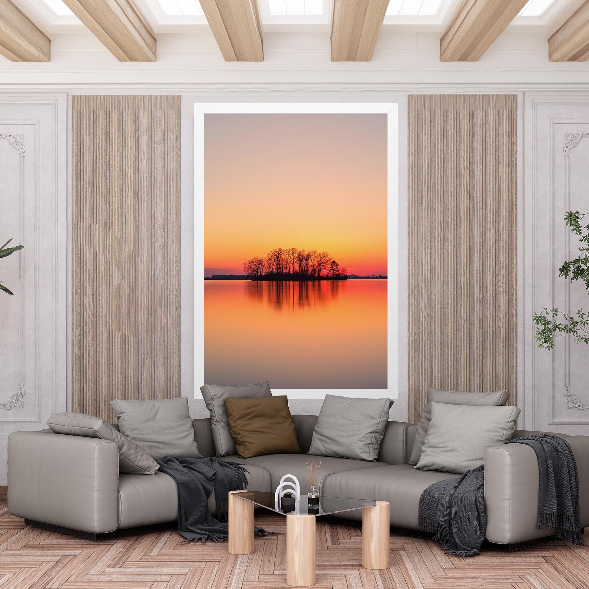Tree Sunset Lake mockup 6