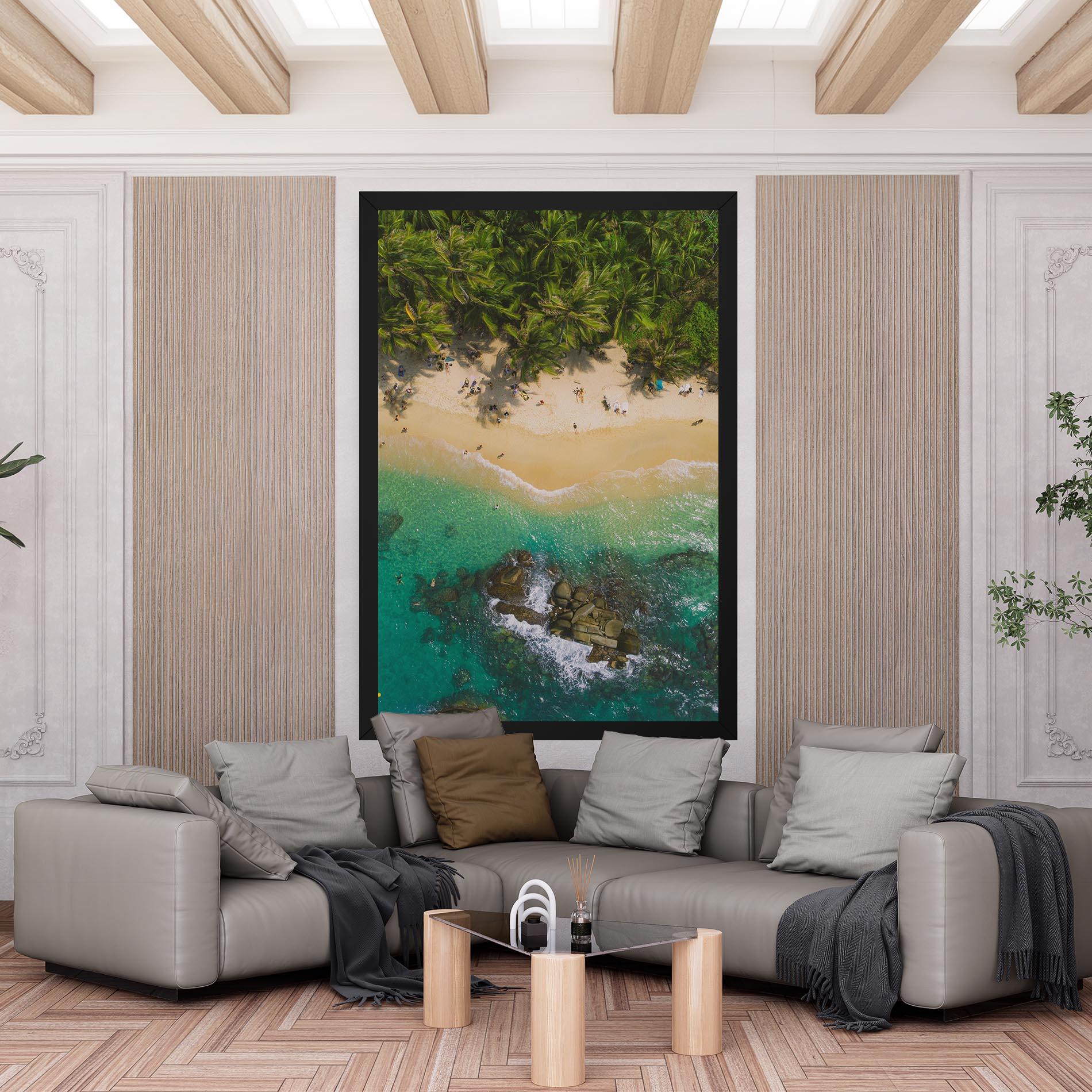 Tablou Canvas Jungle Beach mockup 6