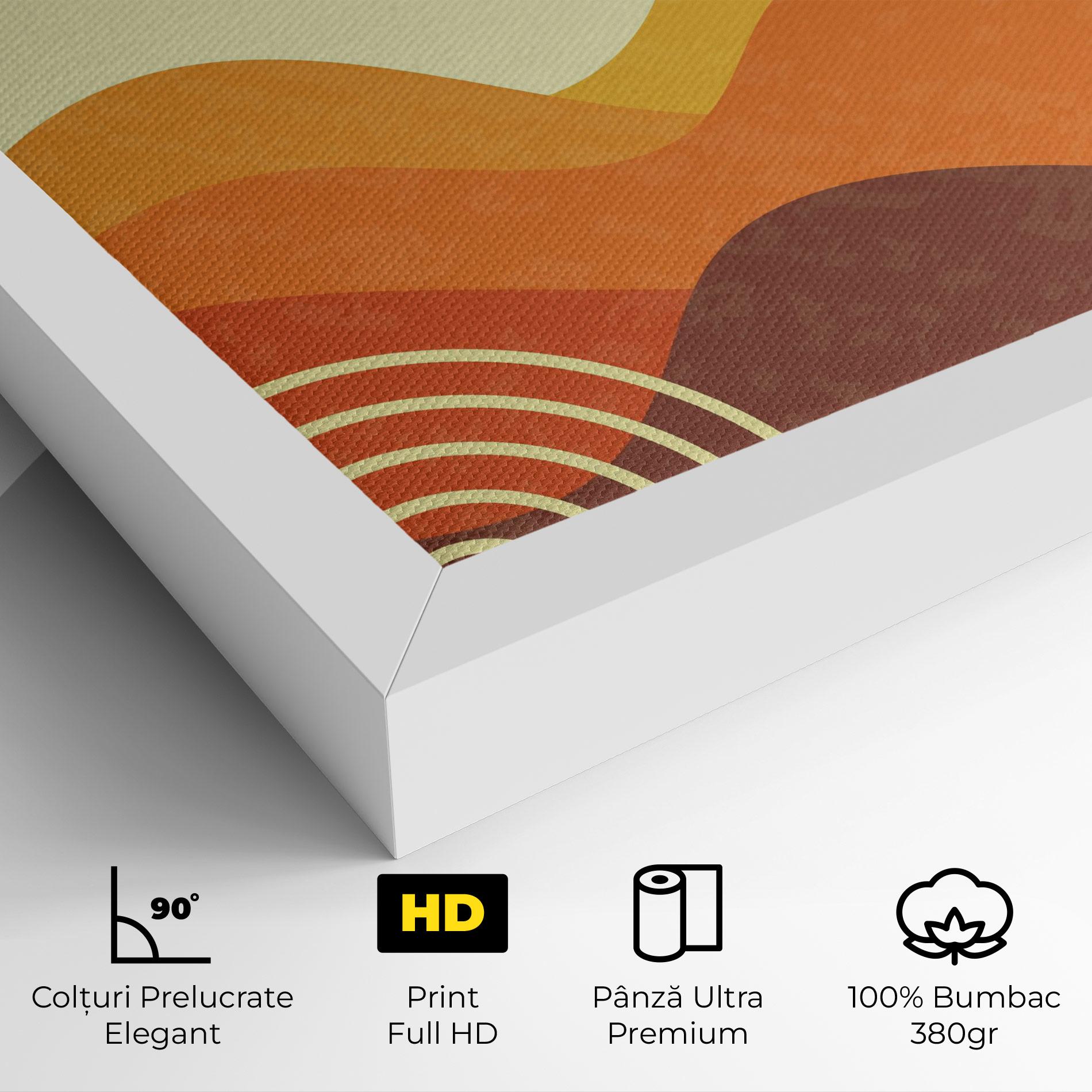 Tablou Canvas Minimalist Sunset Art mockup 4