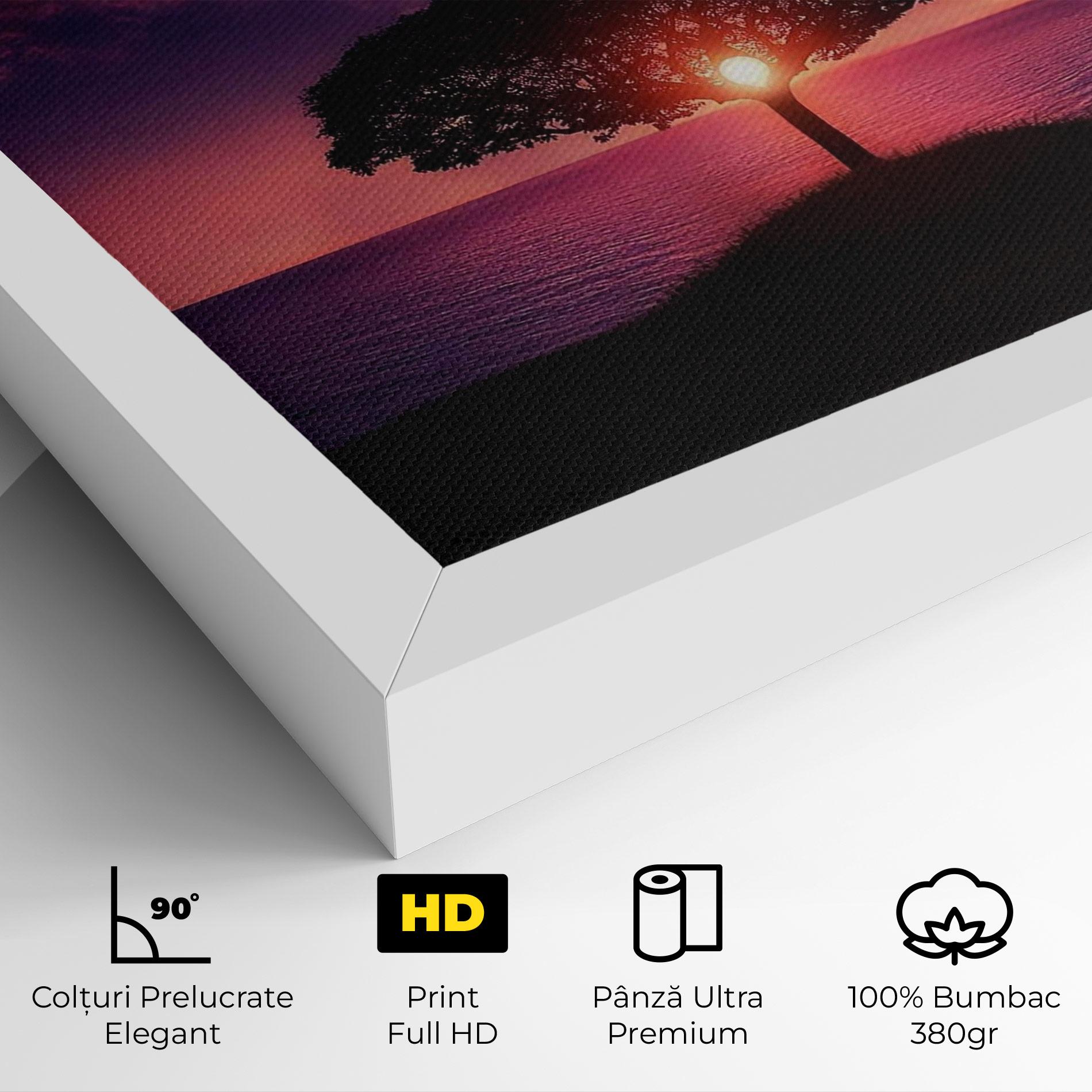 Tablou Canvas Sun Tree mockup 4