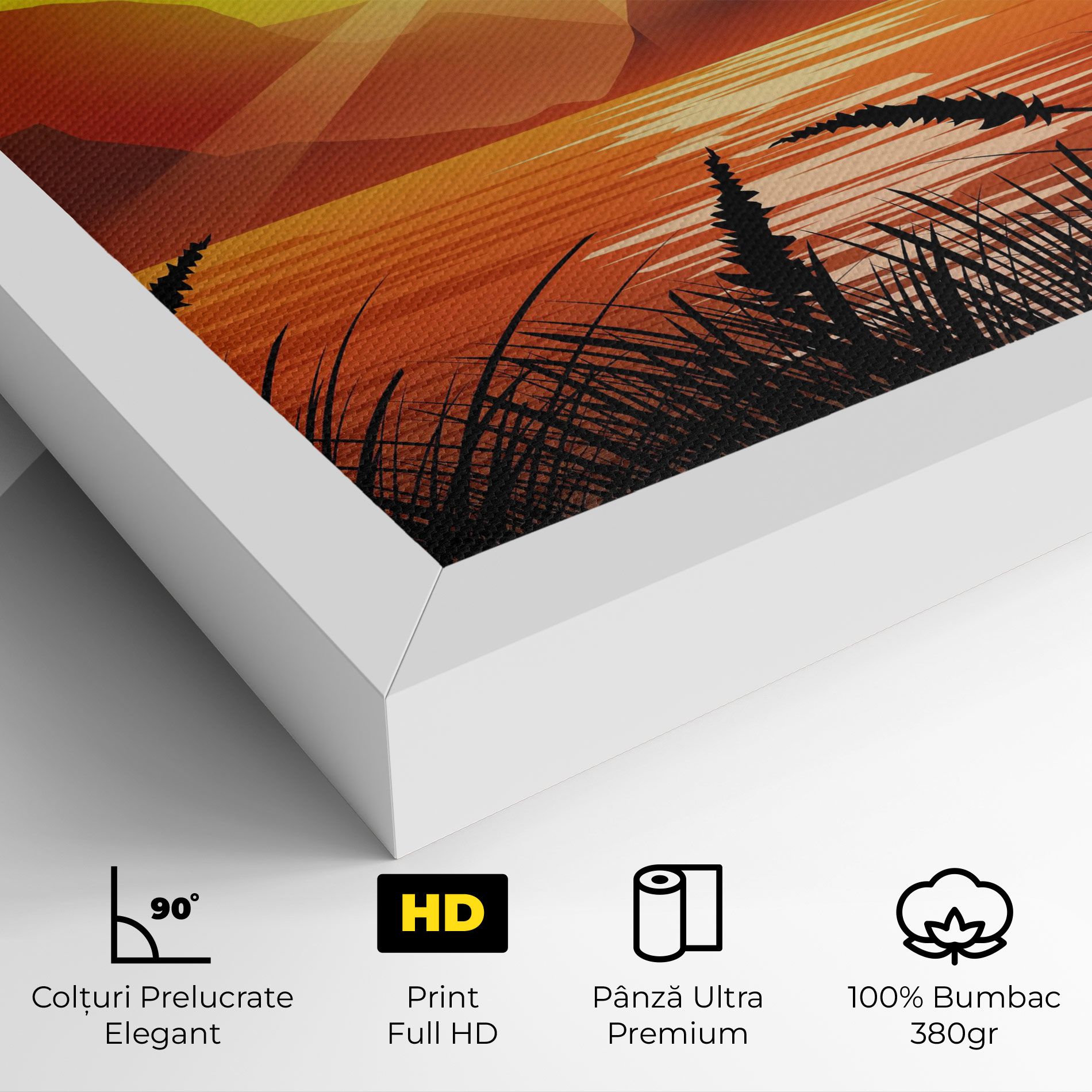 Sunrise Grass Art mockup 4