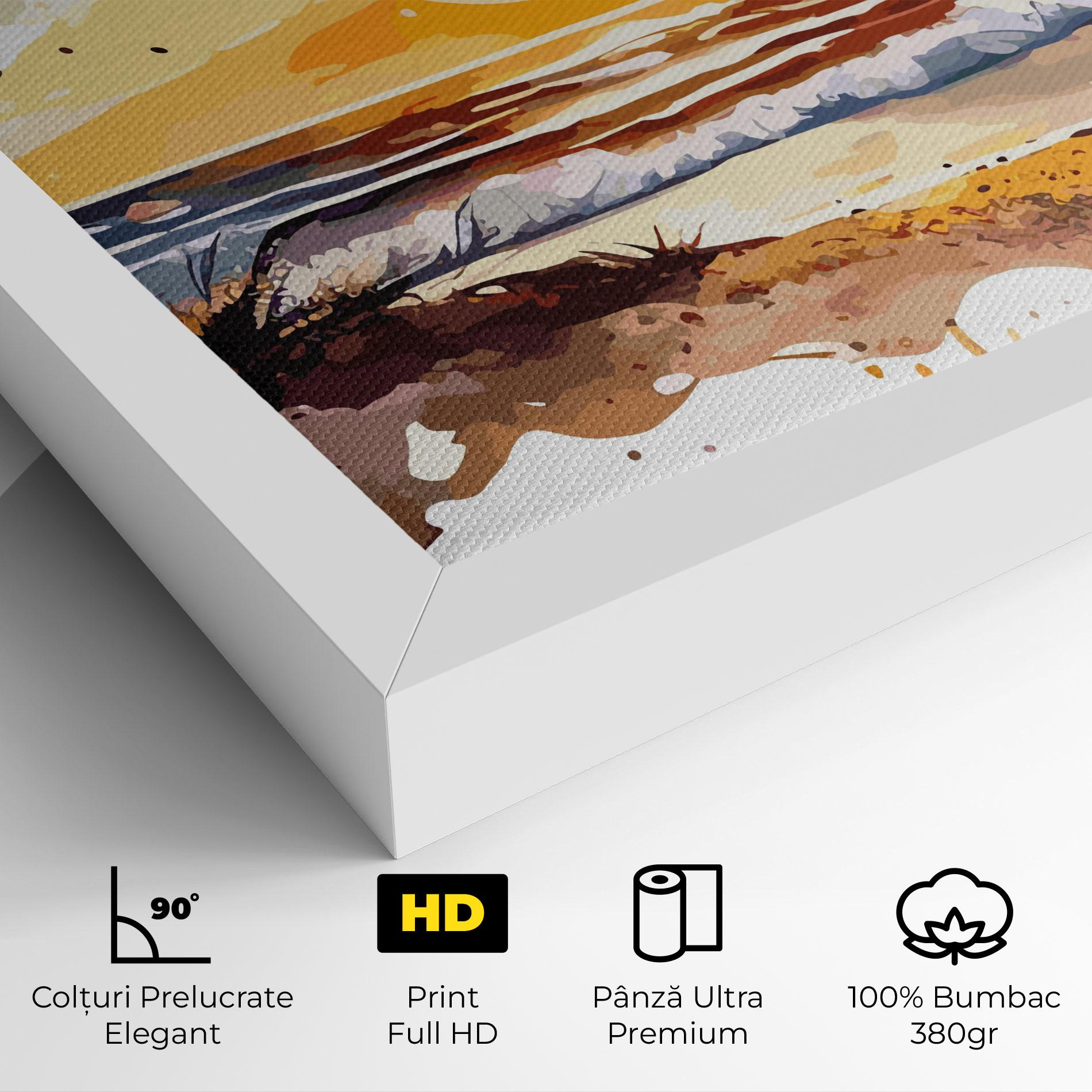 Tablou Canvas Sunset Art View mockup 4