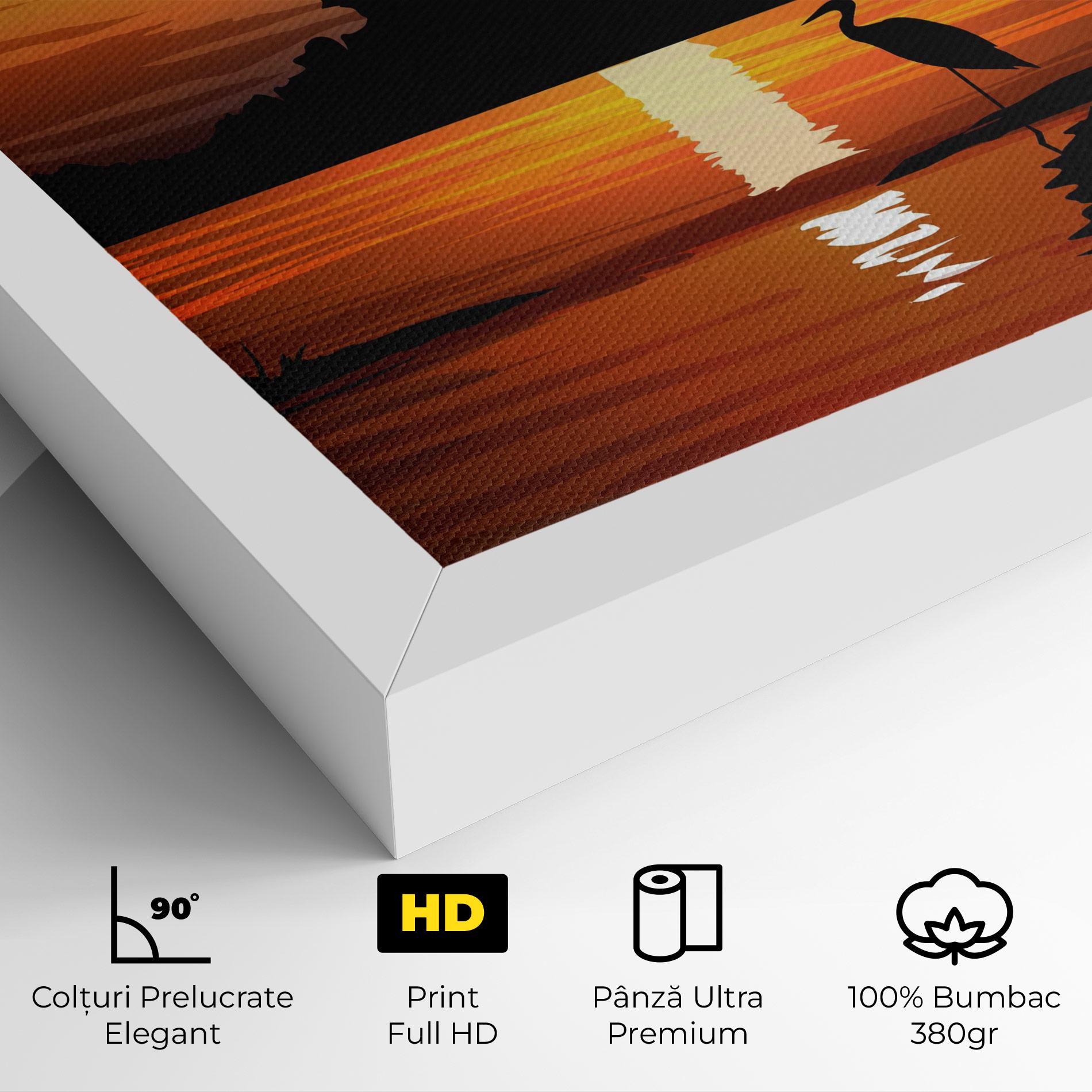 Tablou Canvas Sunset Land mockup 4