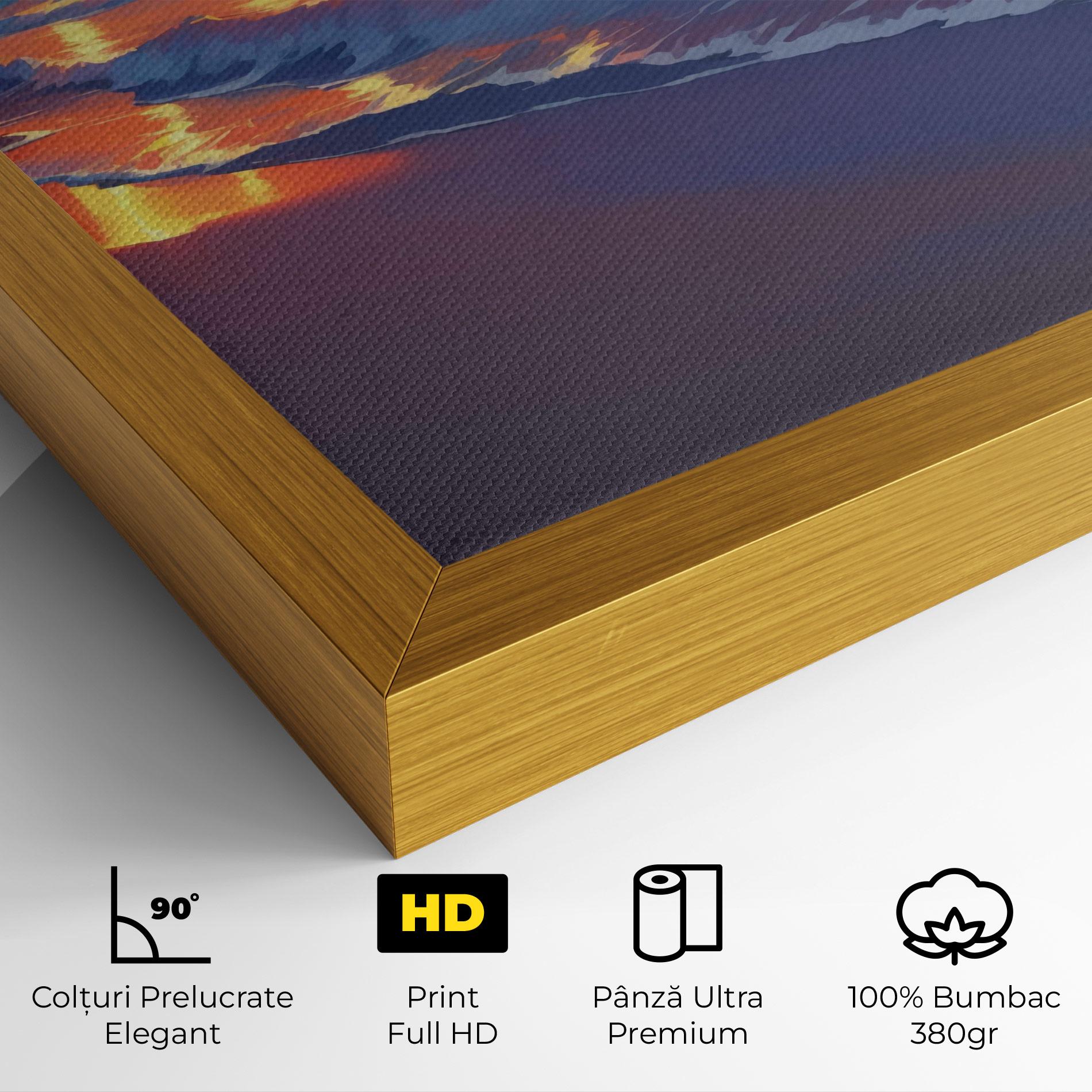 Tablou Canvas Dreamy Beach Sunset mockup 4