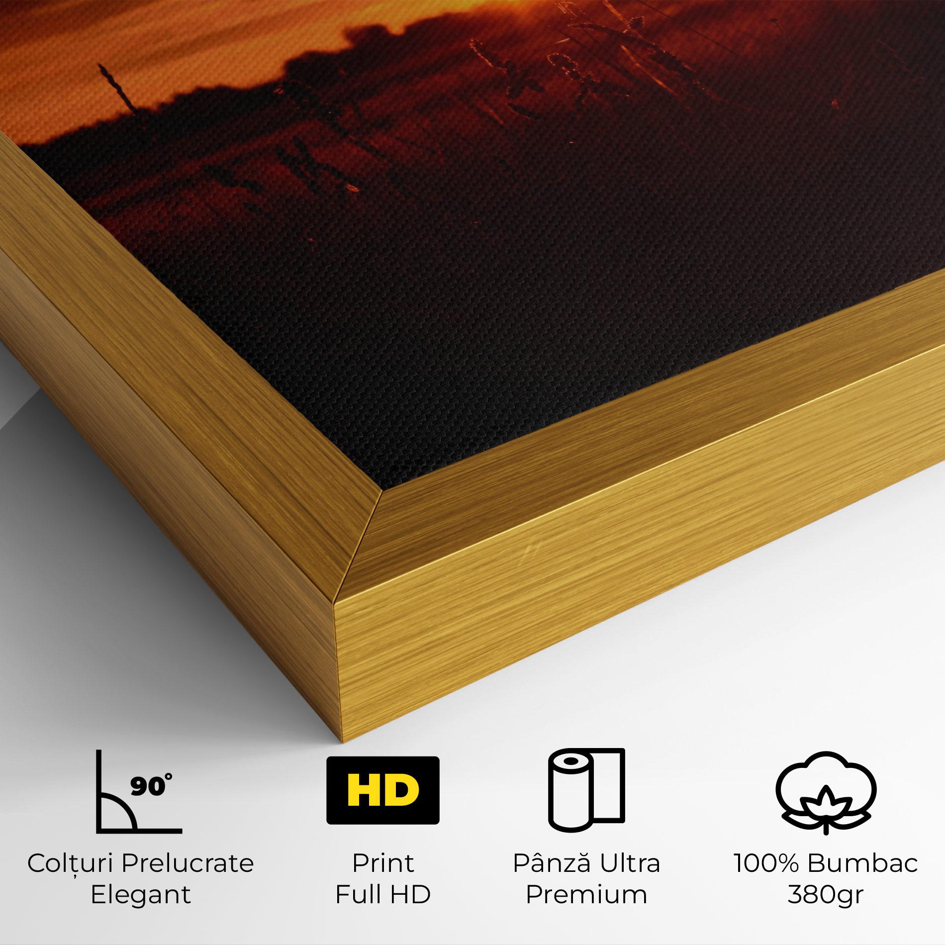 Tablou Canvas Field Shilouette mockup 4