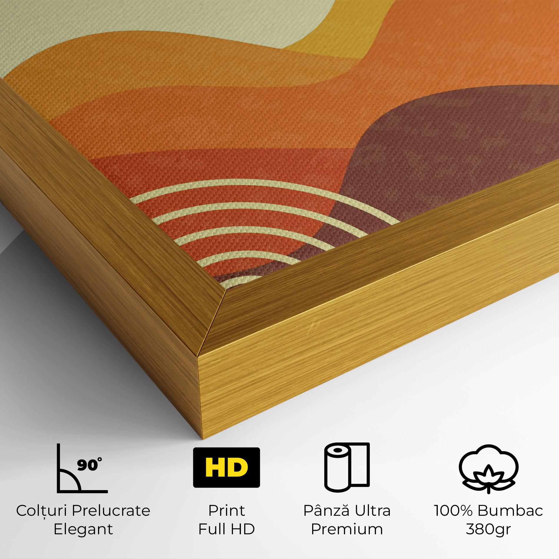 Tablou Canvas Minimalist Sunset Art mockup 4