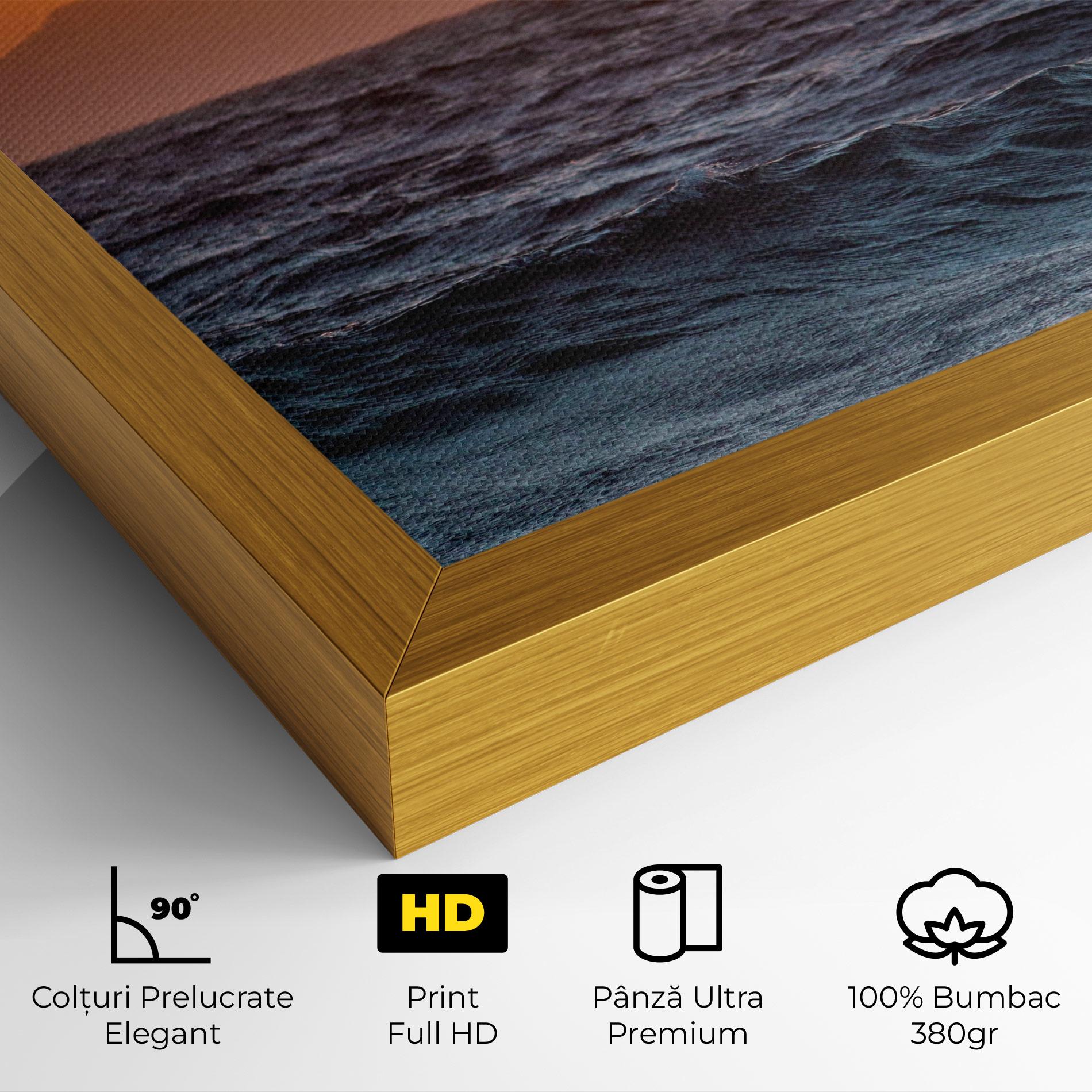 Tablou Canvas Morning Waves mockup 4