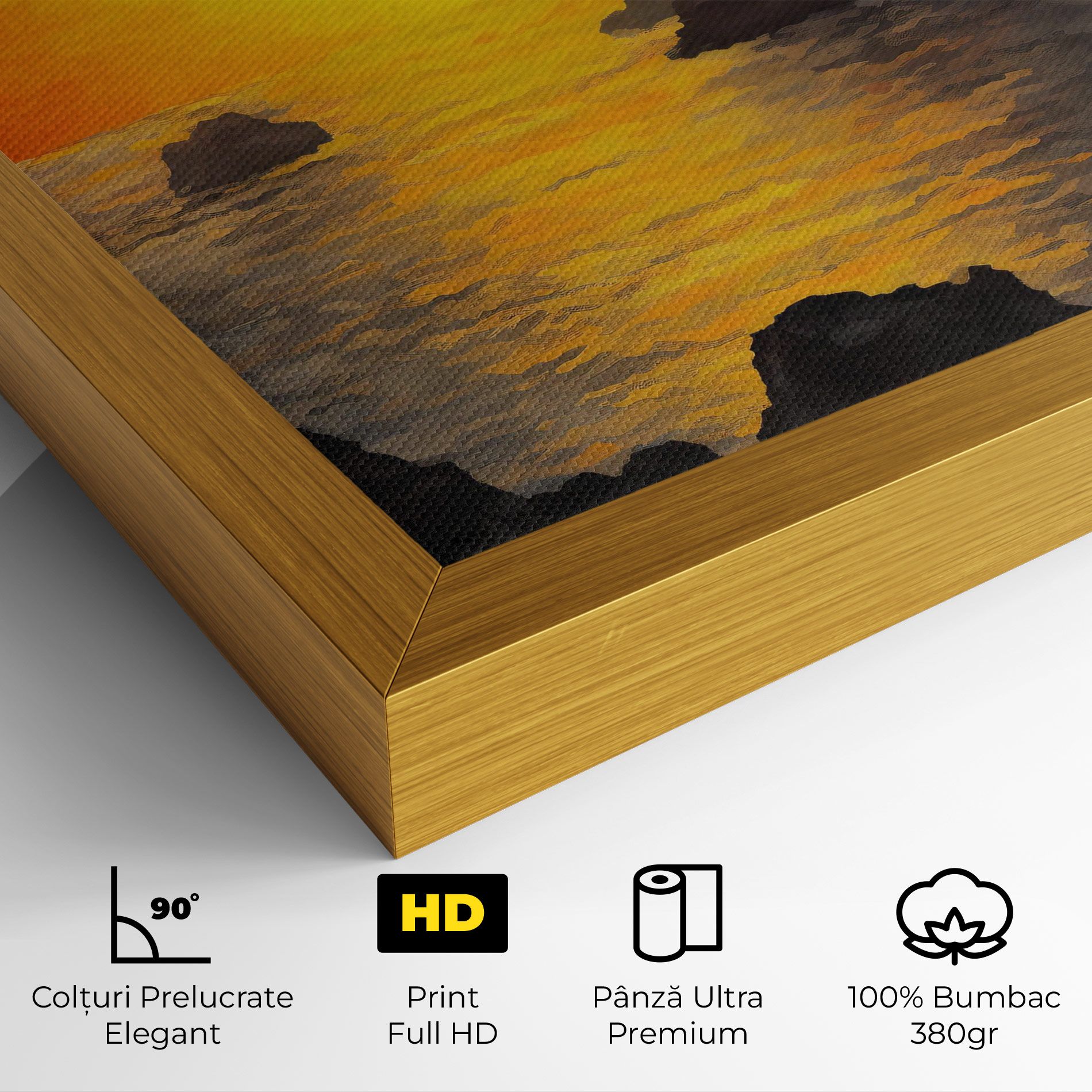 Mountains Rocks Painting mockup 4