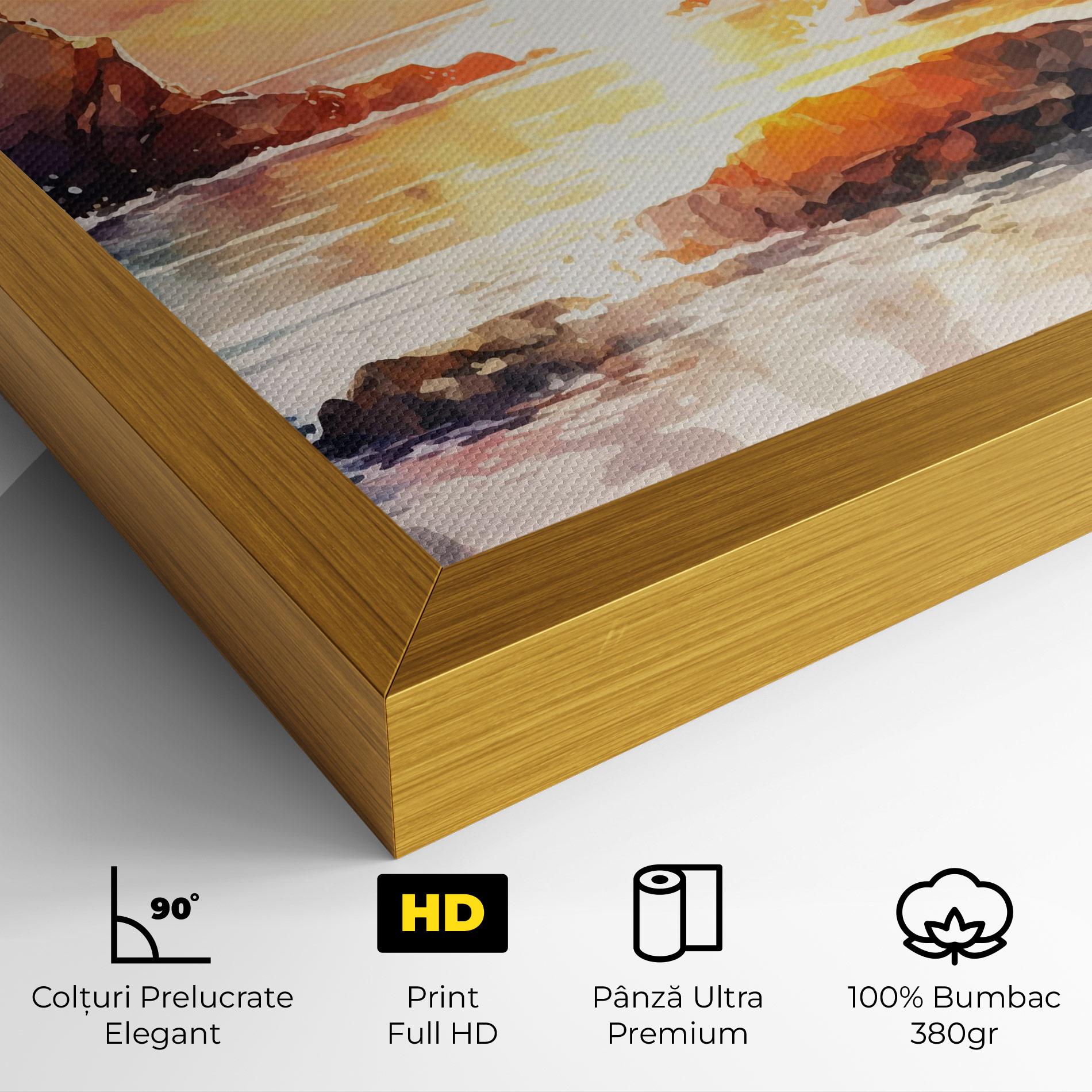 Tablou Canvas Pretty Pastel Sunset mockup 4