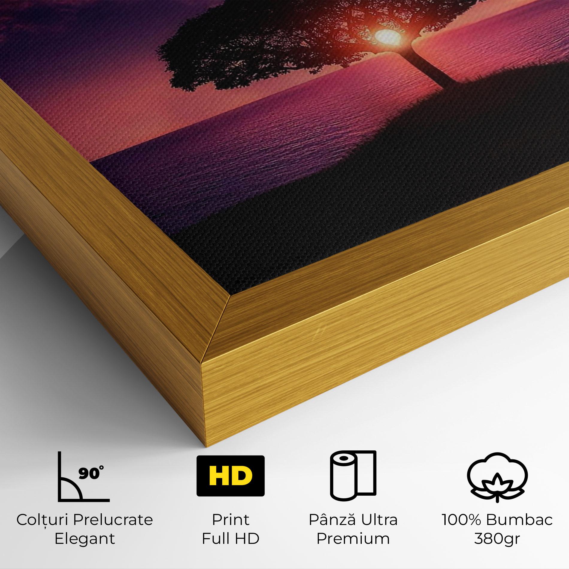 Tablou Canvas Sun Tree mockup 4