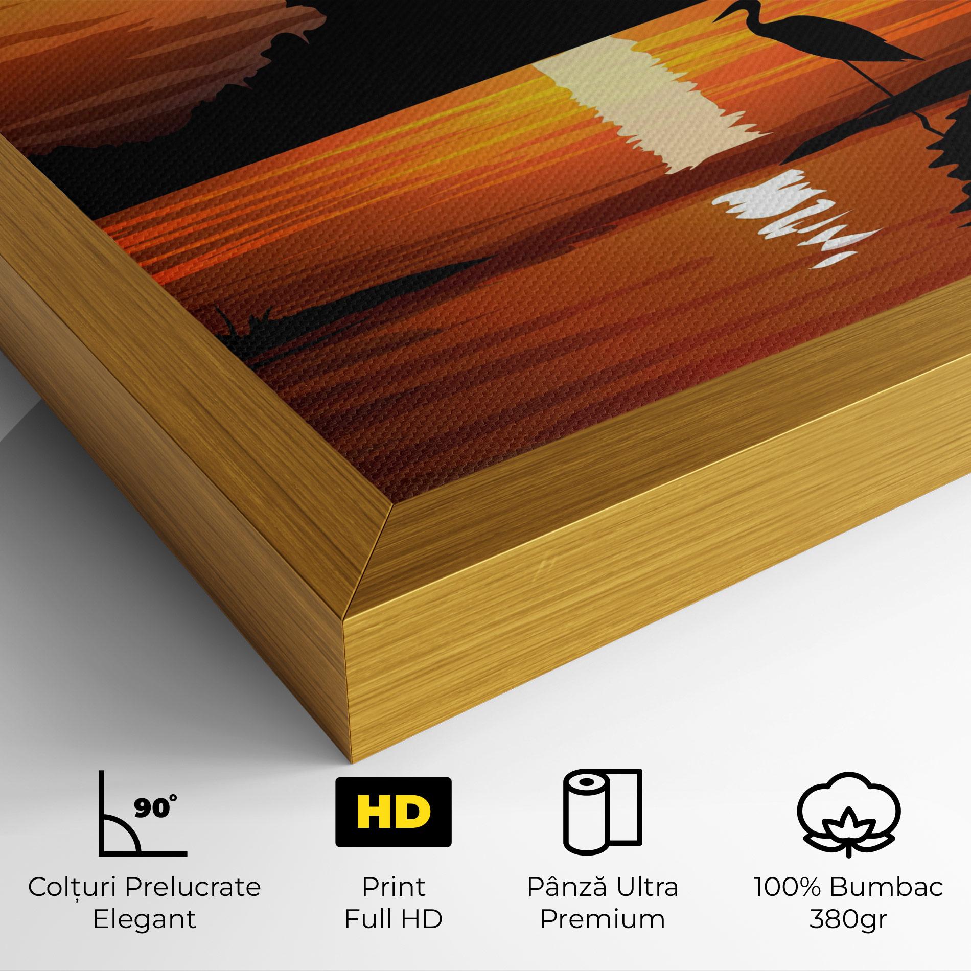 Tablou Canvas Sunset Land mockup 4