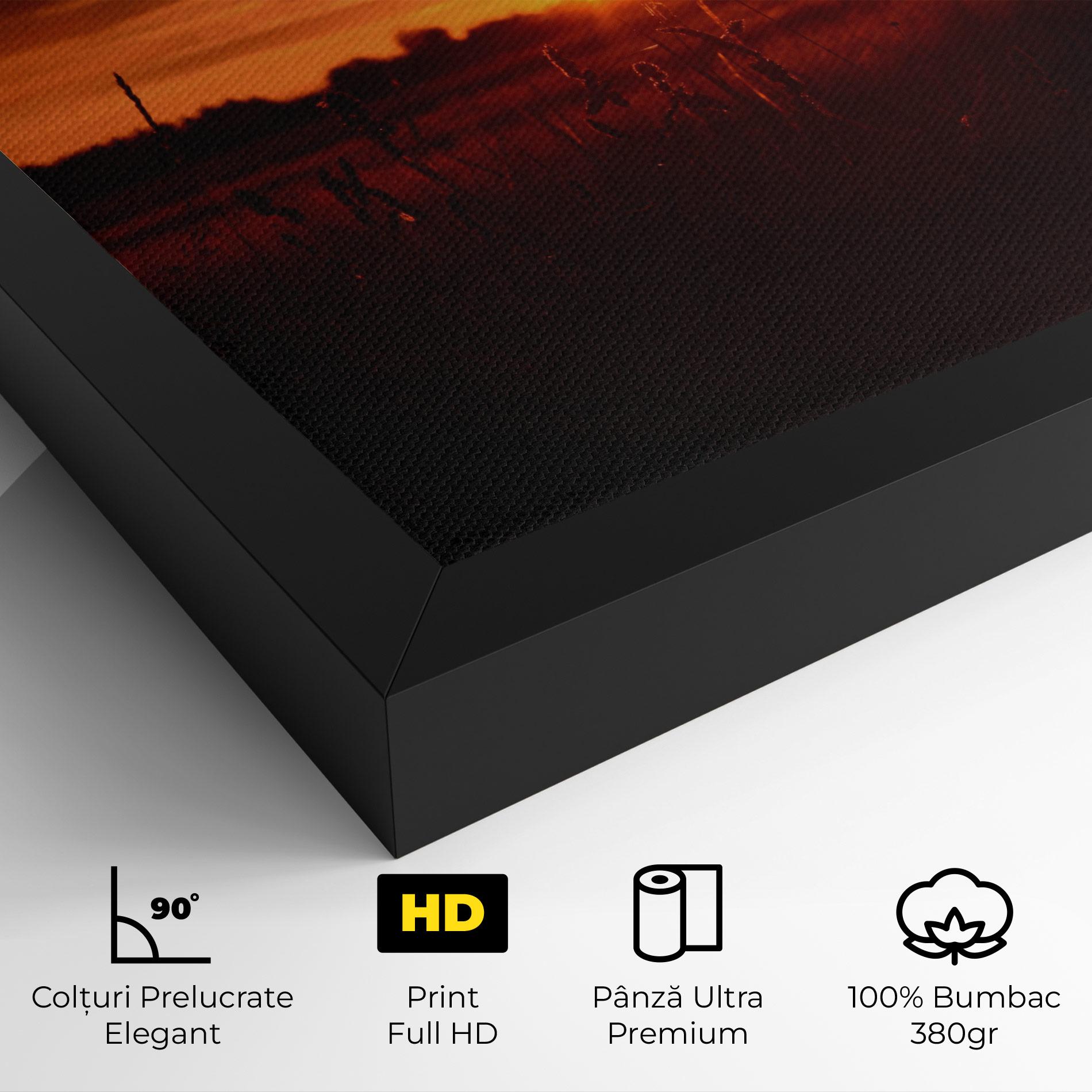 Tablou Canvas Field Shilouette mockup 4