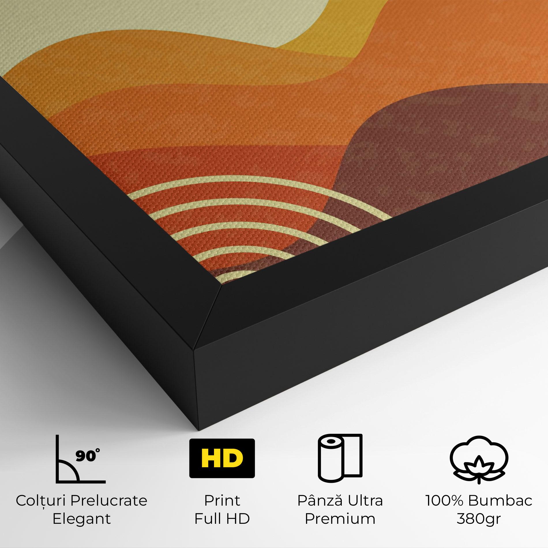 Tablou Canvas Minimalist Sunset Art mockup 4