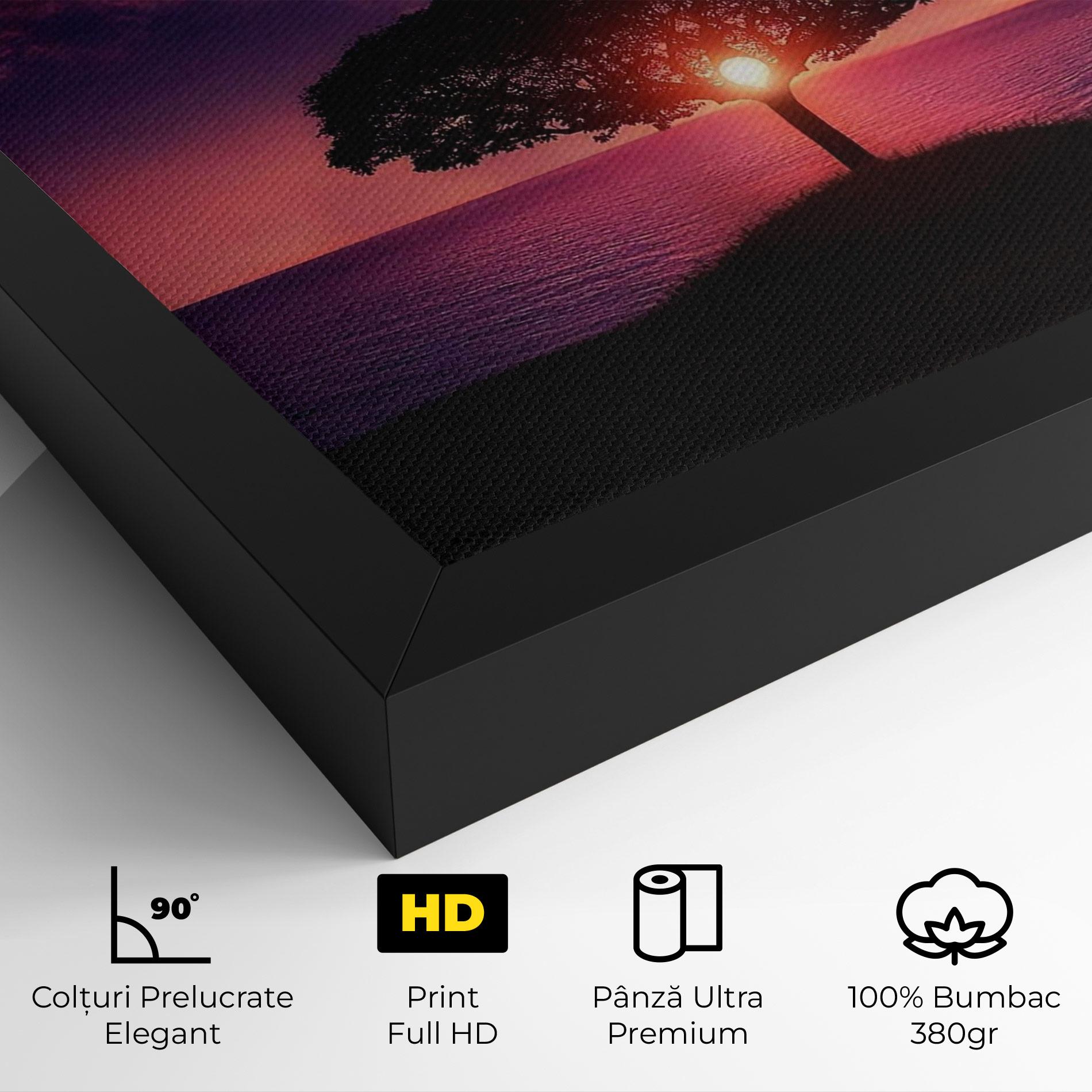 Tablou Canvas Sun Tree mockup 4
