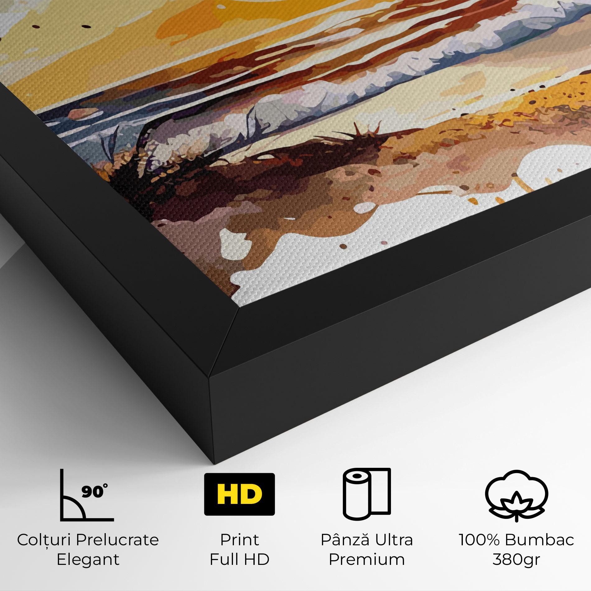 Tablou Canvas Sunset Art View mockup 4