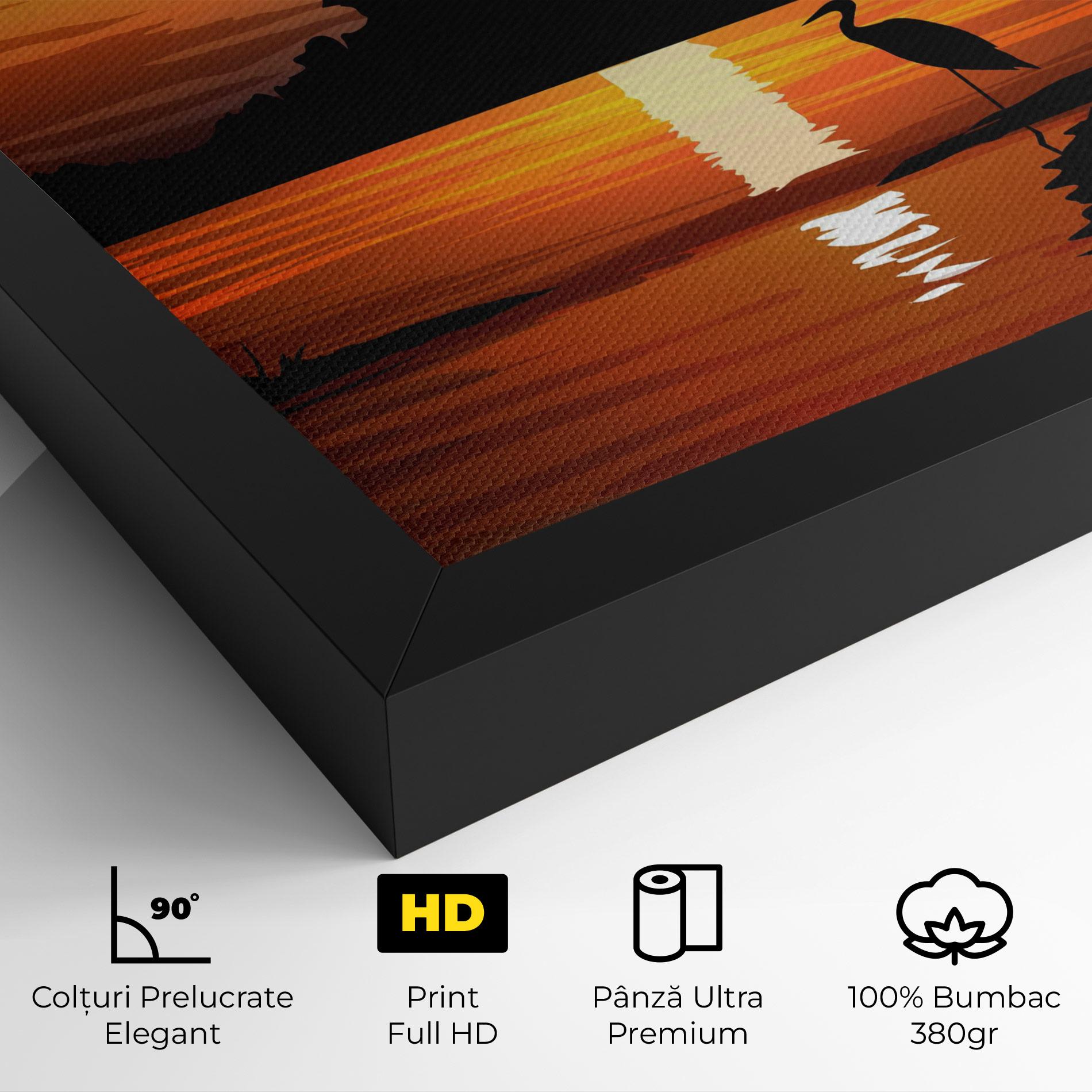 Tablou Canvas Sunset Land mockup 4