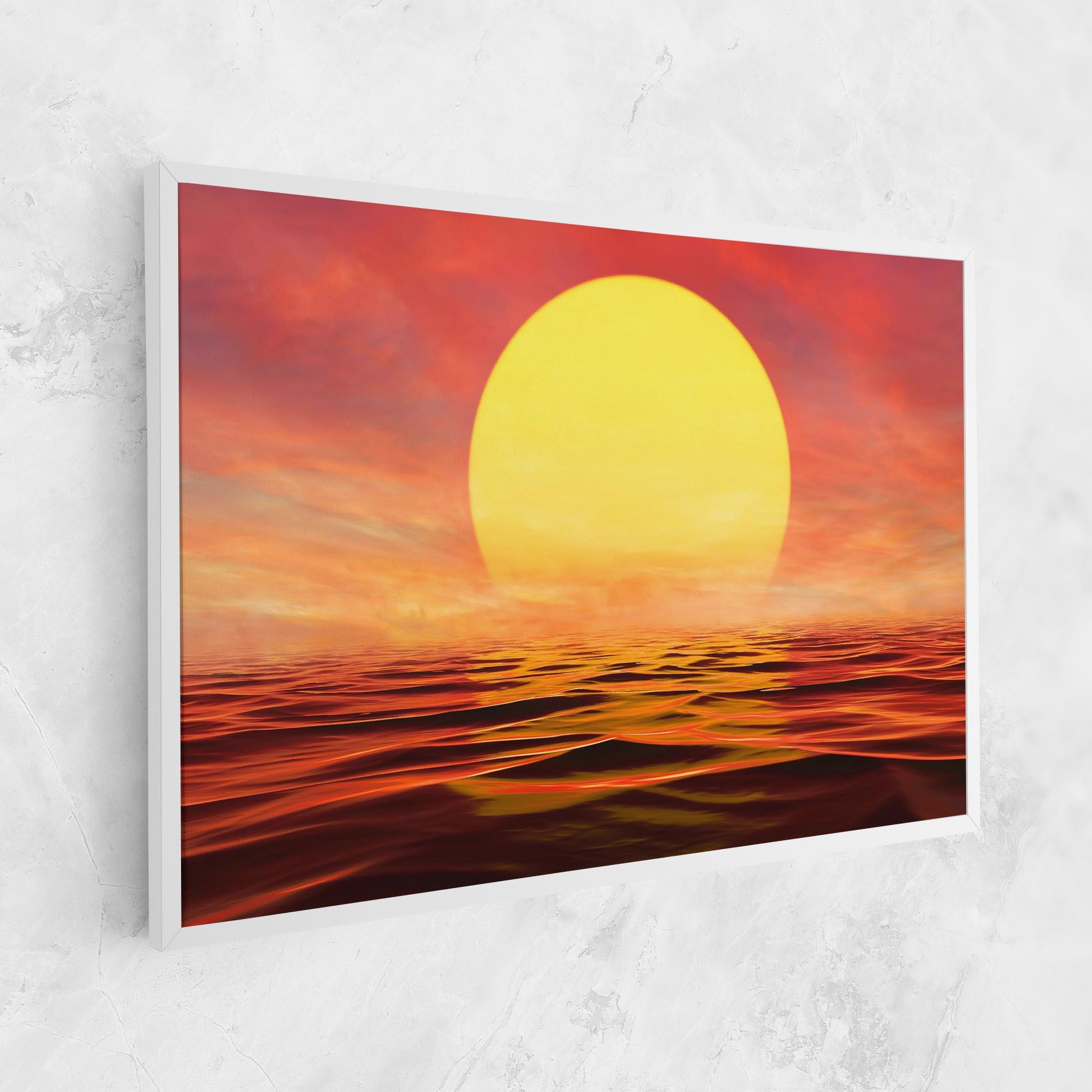 Tablou Canvas Clouds Reflection Sky mockup 1