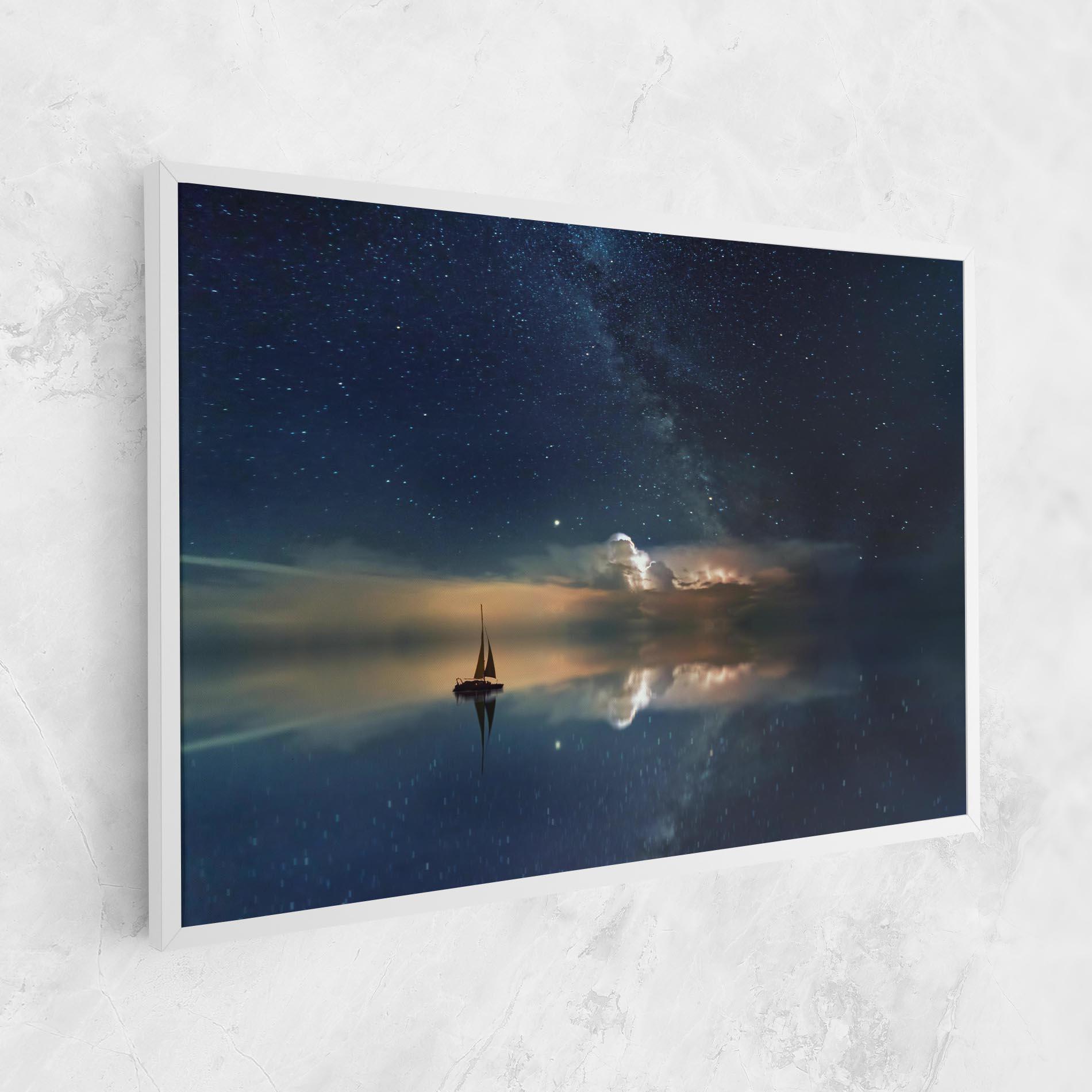 Tablou Canvas Sky Boat mockup 1