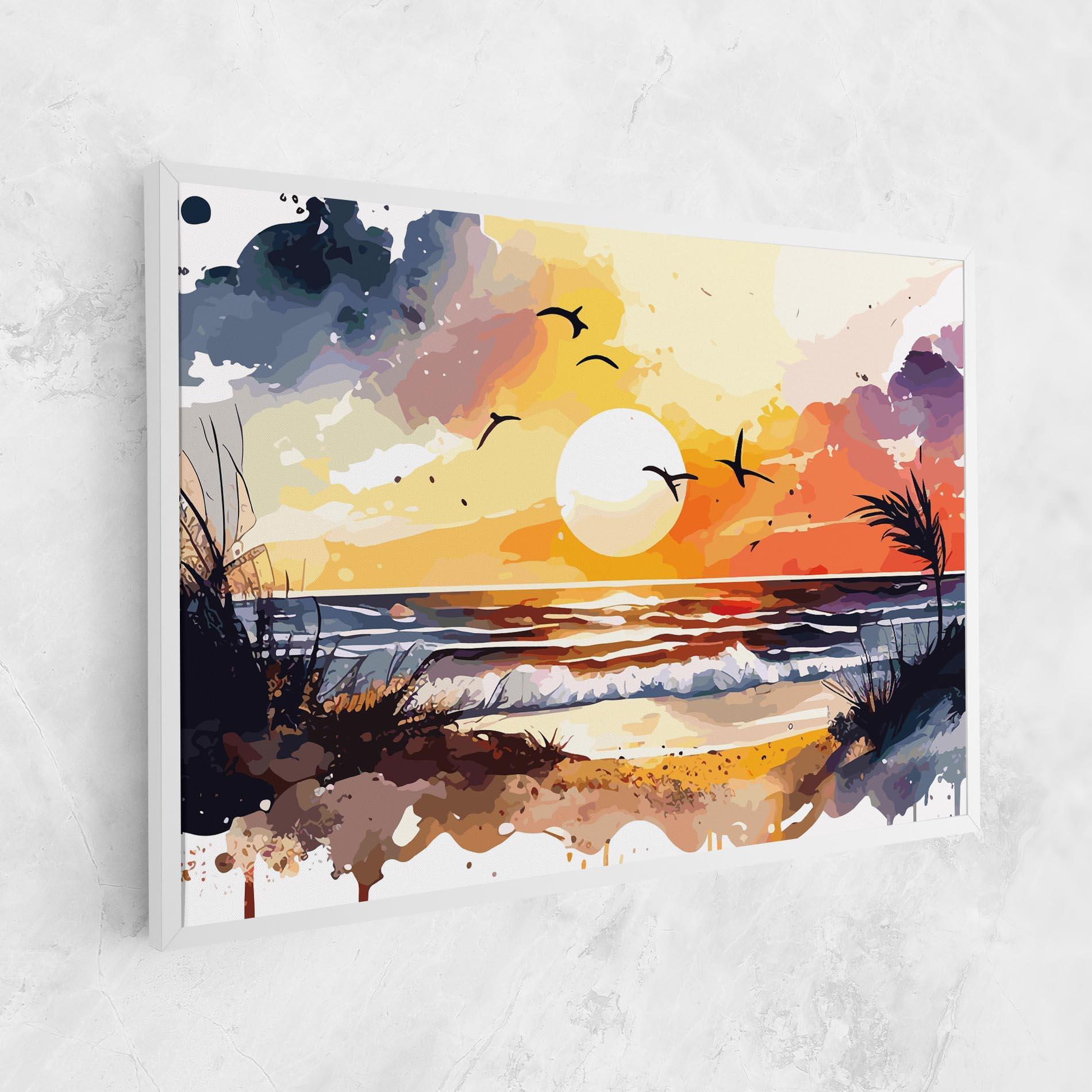Tablou Canvas Sunset Art View mockup 1