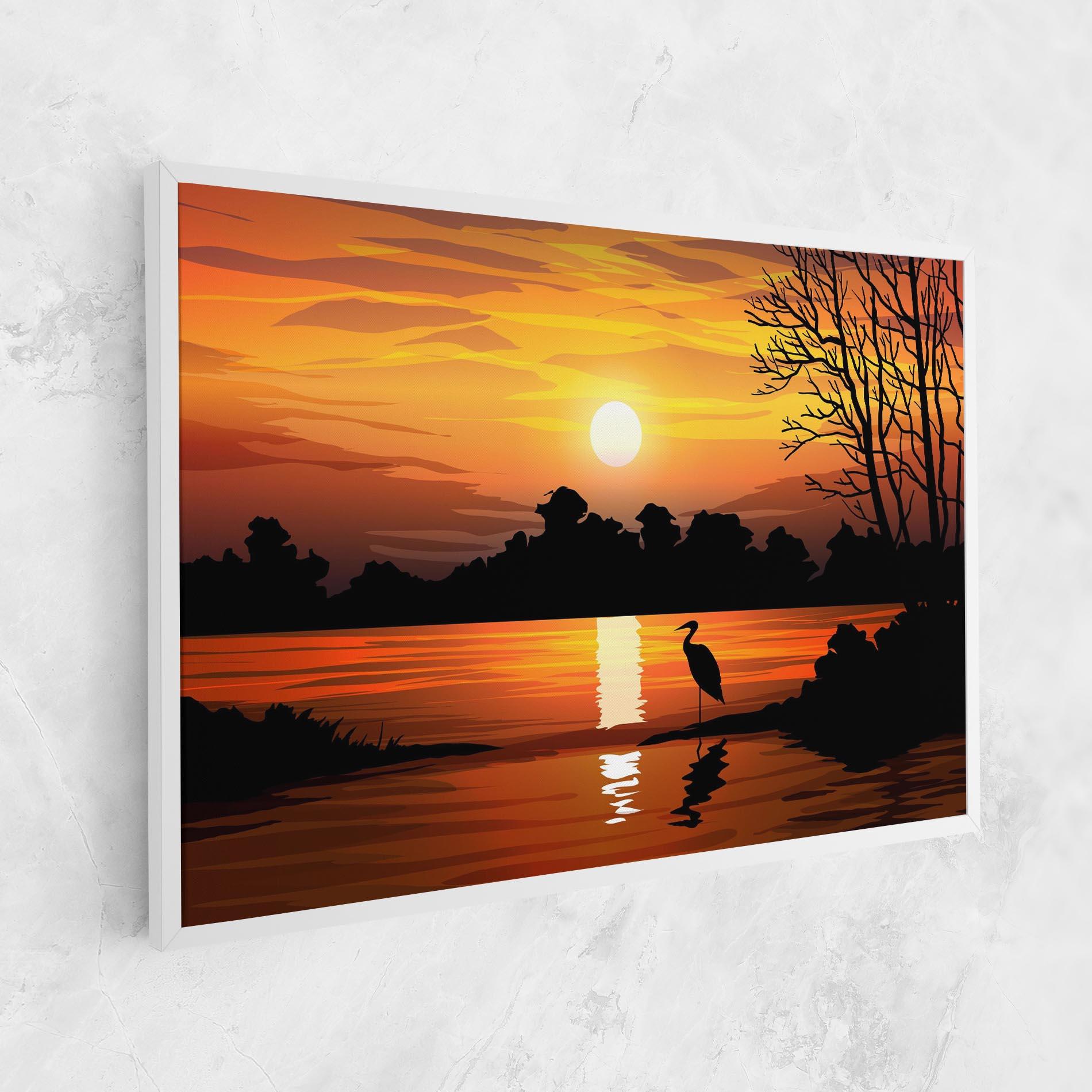 Tablou Canvas Sunset Land mockup 1