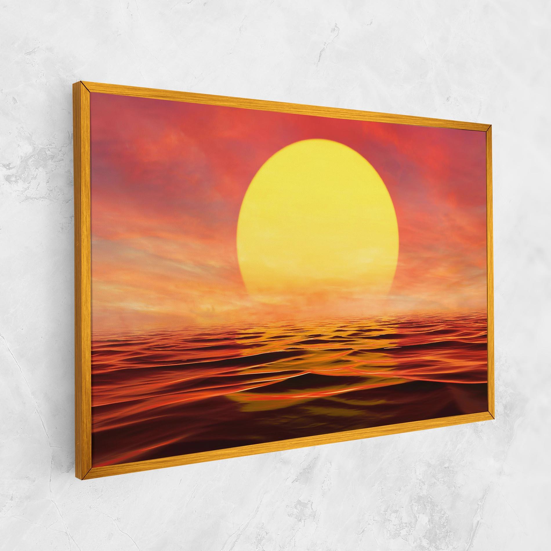 Tablou Canvas Clouds Reflection Sky mockup 1