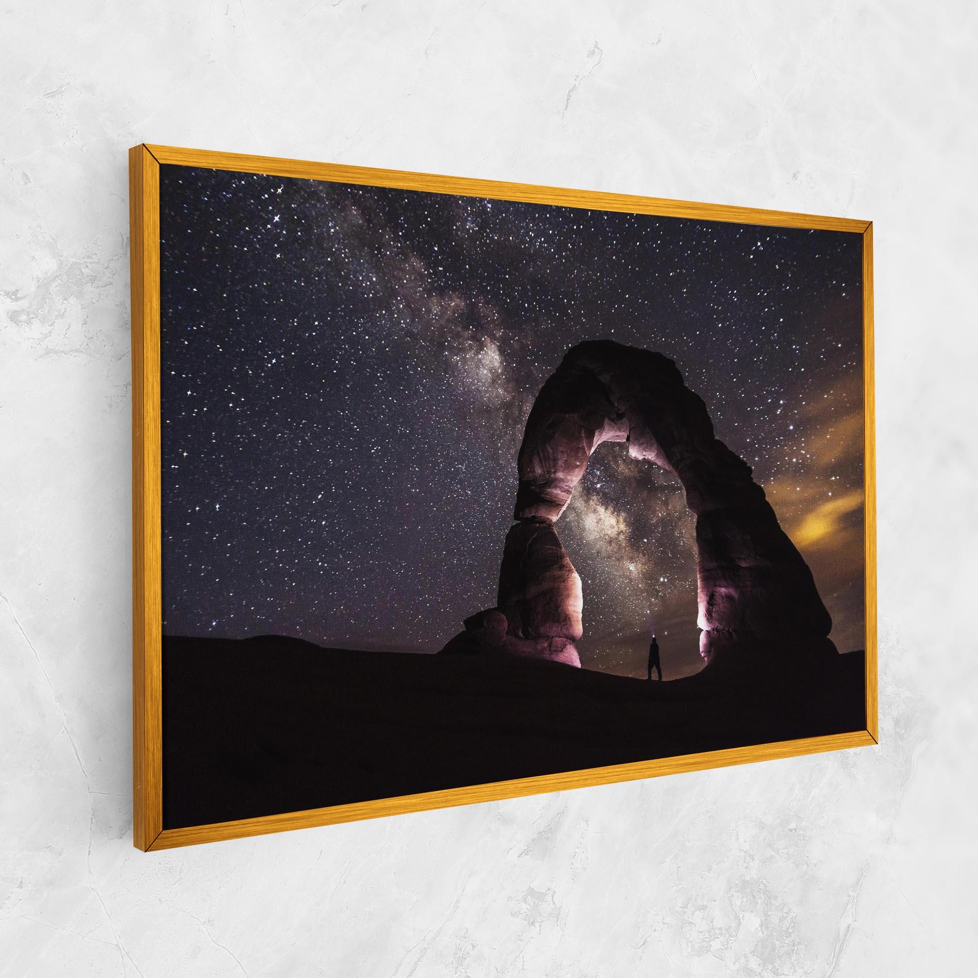Tablou Canvas Stars Landscape mockup 1