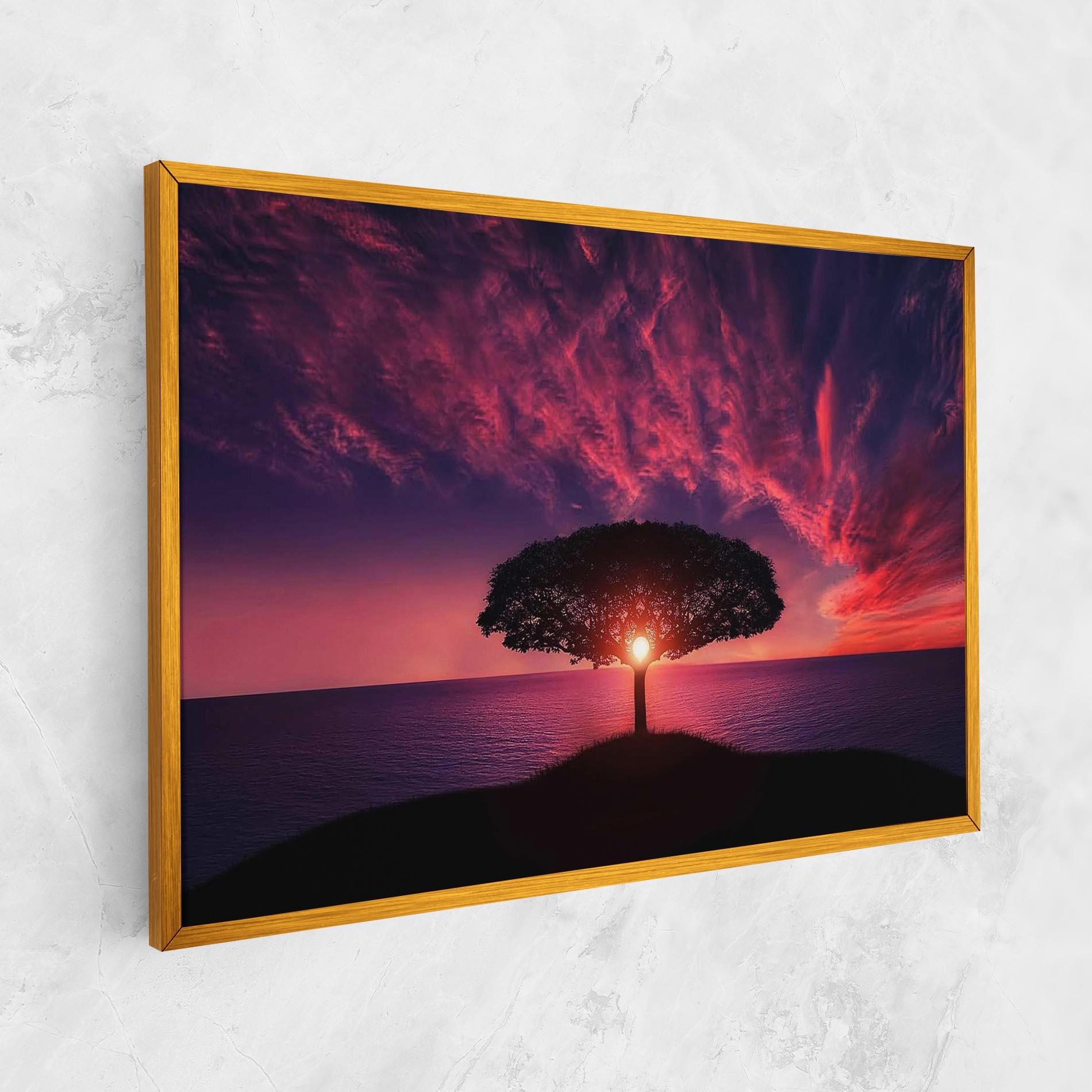 Tablou Canvas Sun Tree mockup 1