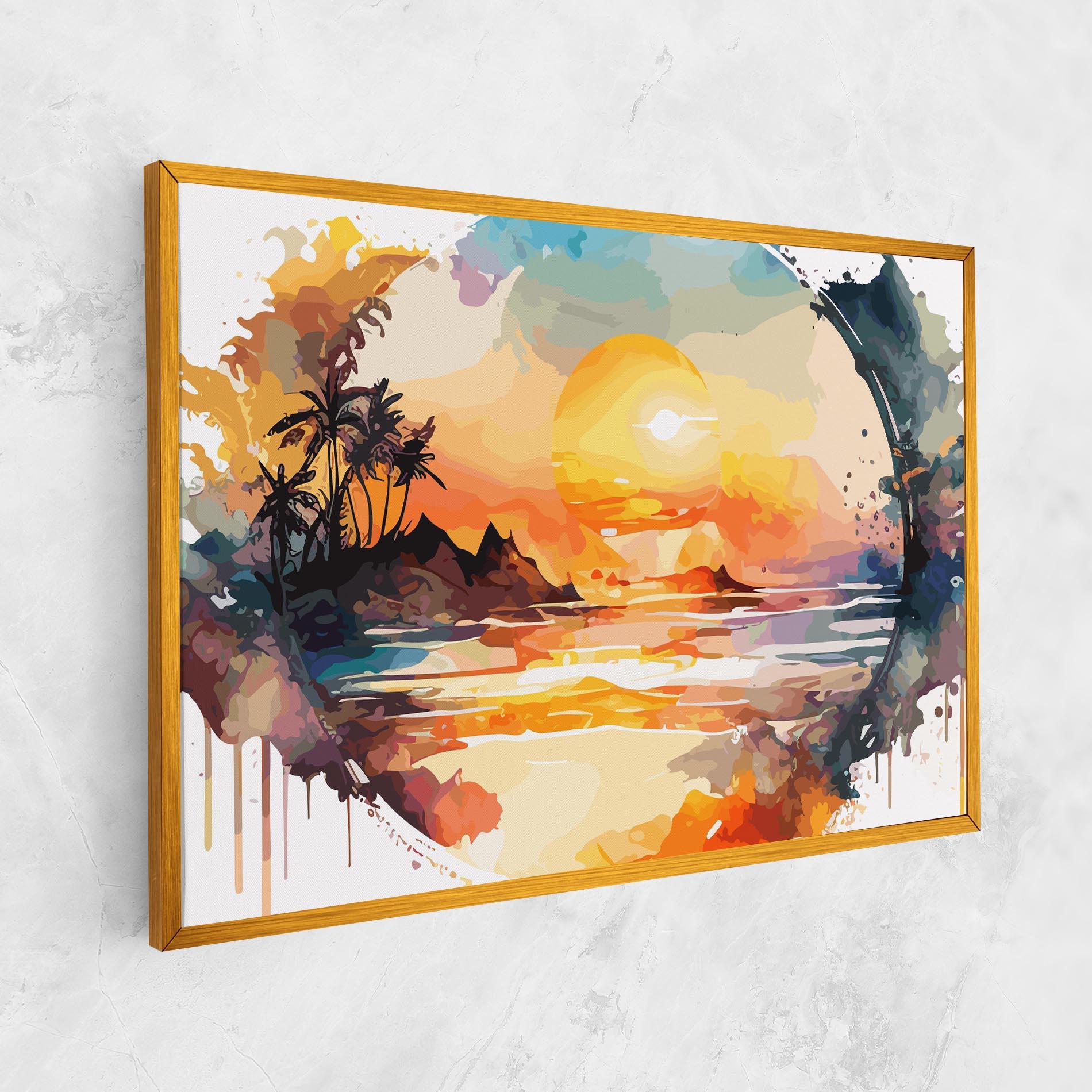 Tablou Canvas Sunrise Art mockup 1