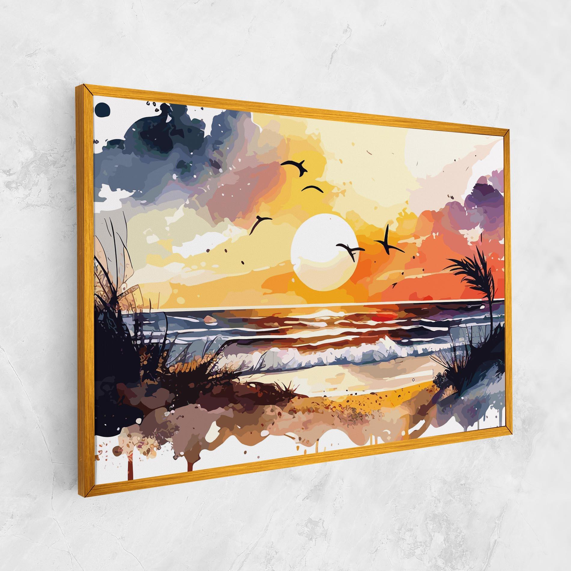 Tablou Canvas Sunset Art View mockup 1