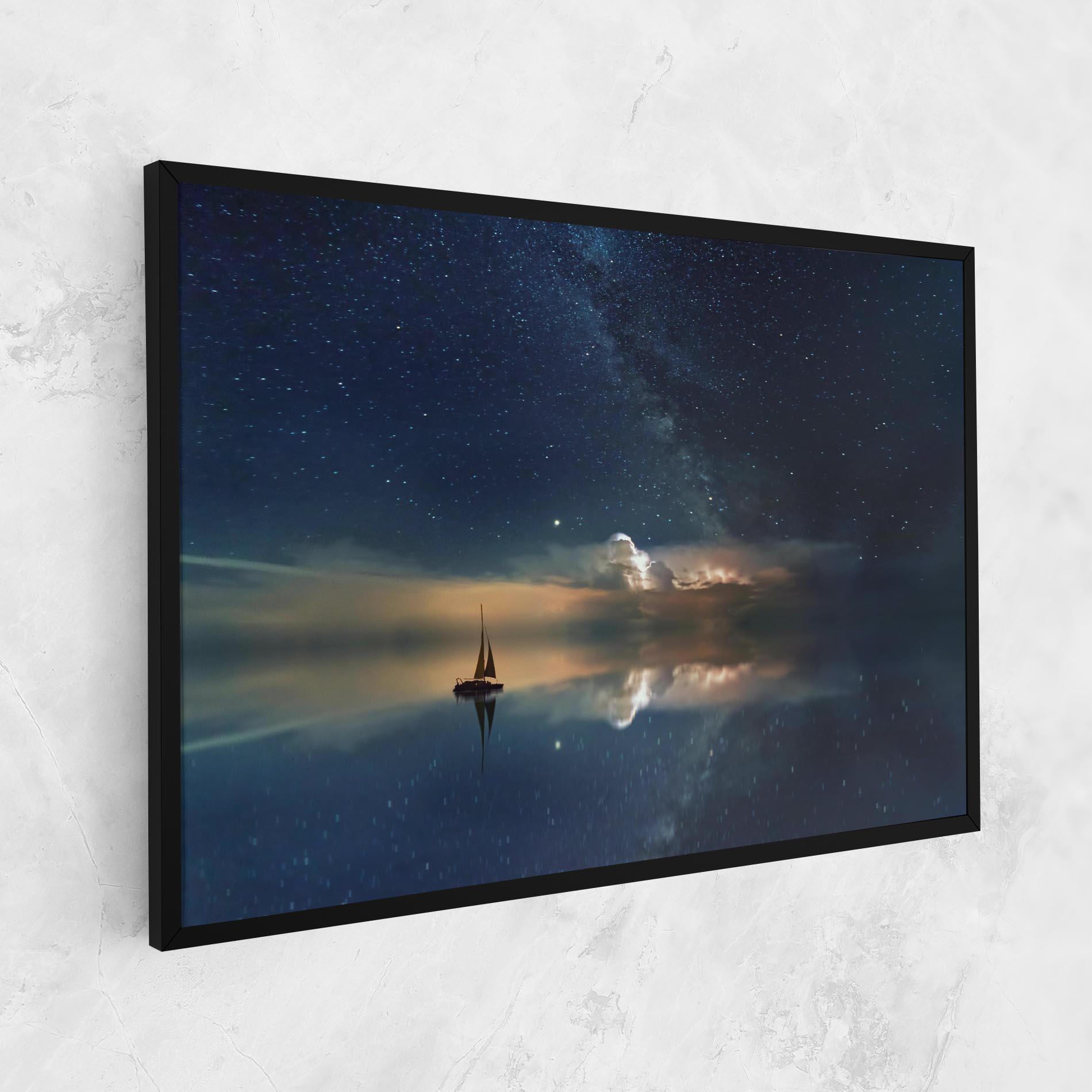 Tablou Canvas Sky Boat mockup 1