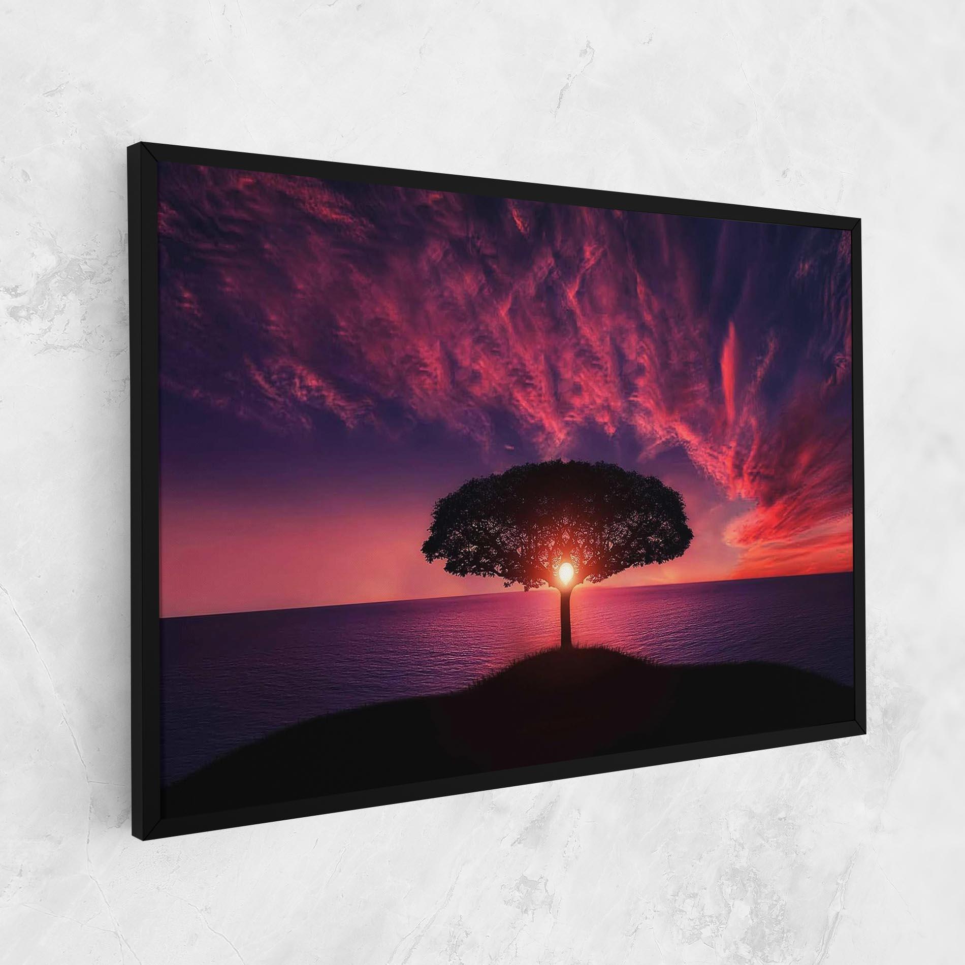 Tablou Canvas Sun Tree mockup 1