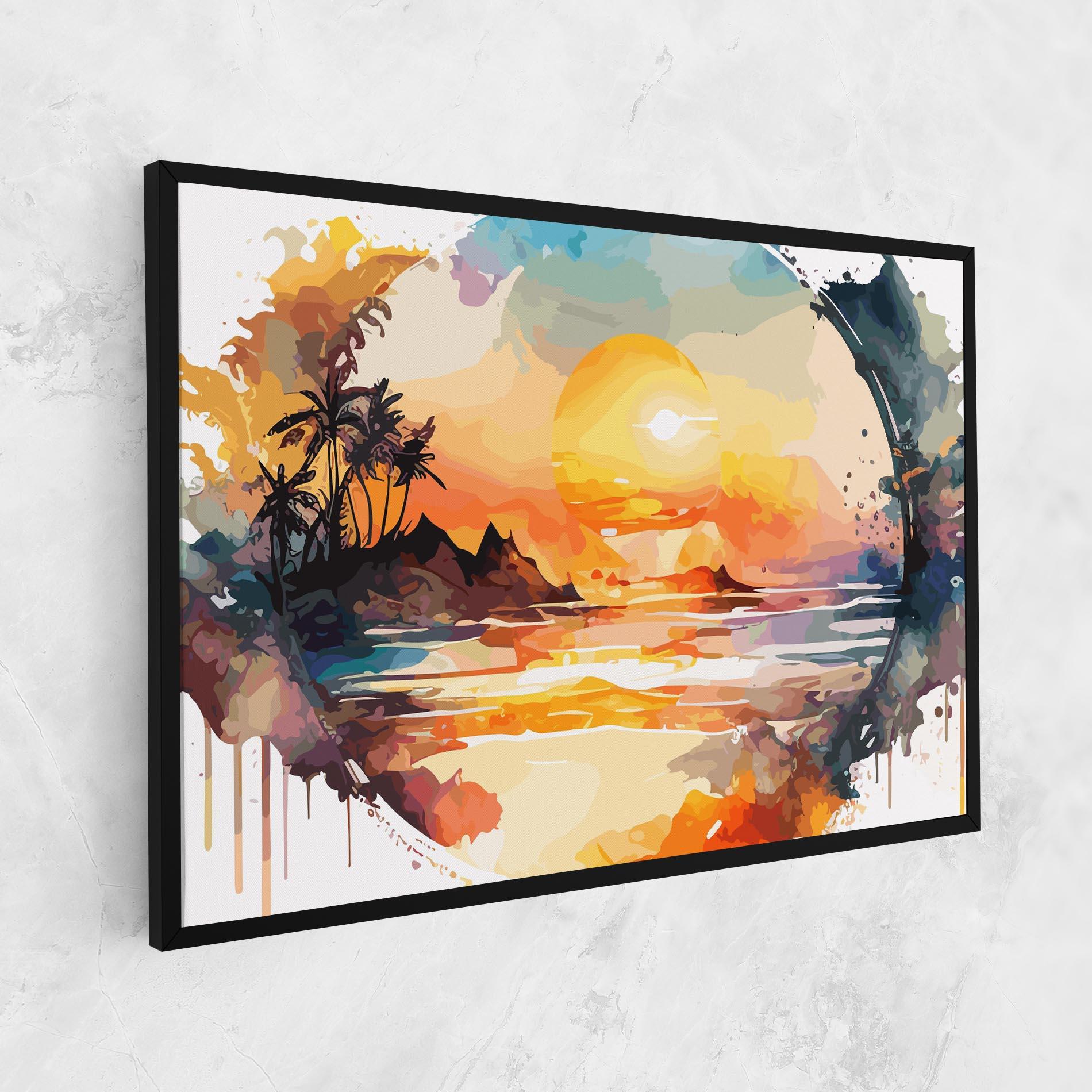 Tablou Canvas Sunrise Art mockup 1