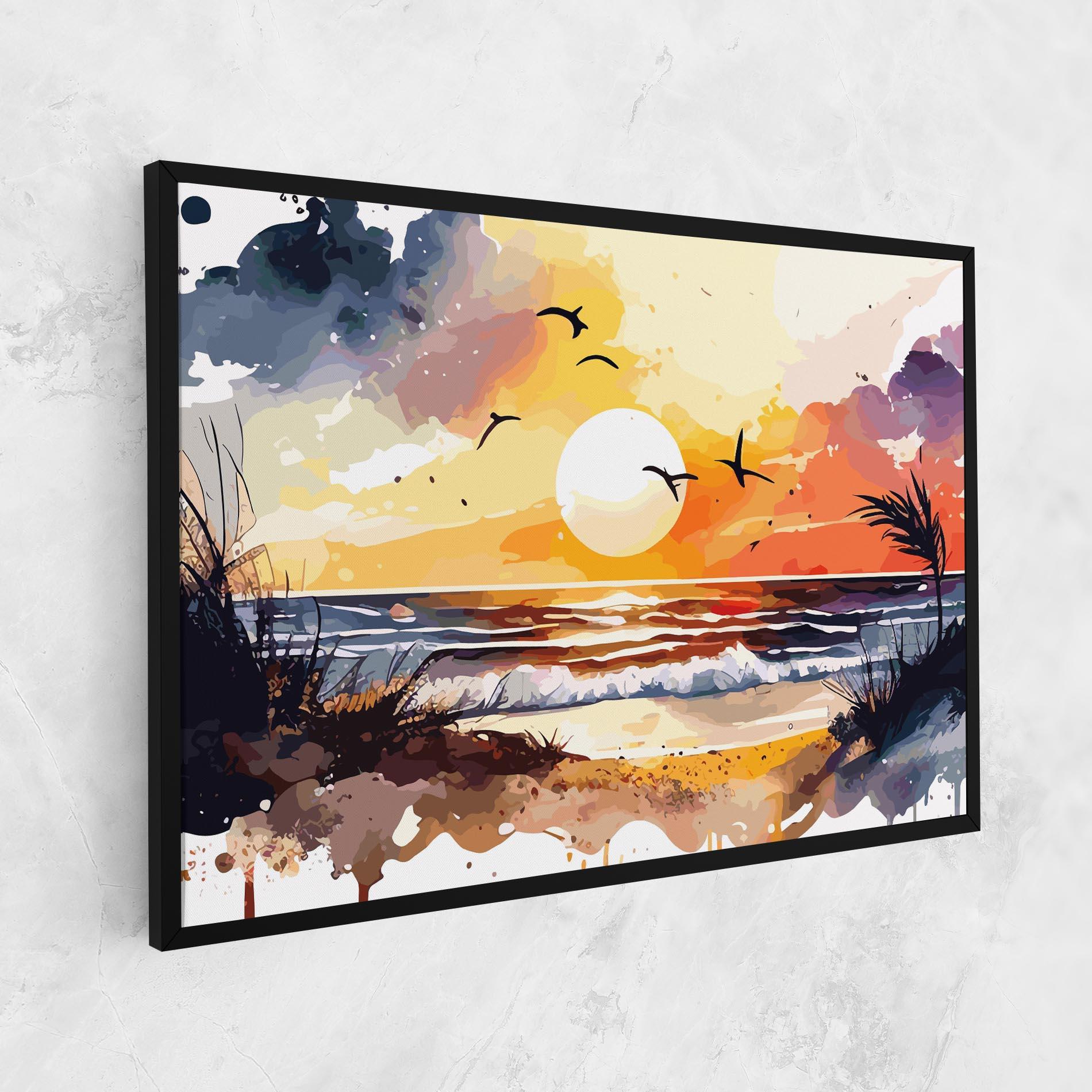 Tablou Canvas Sunset Art View mockup 1
