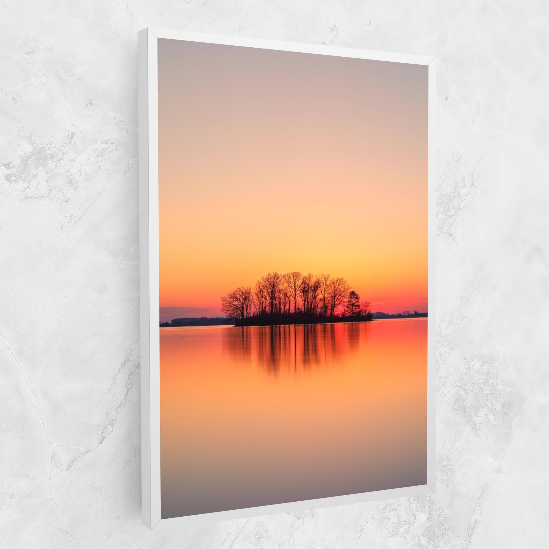 Tree Sunset Lake mockup 1
