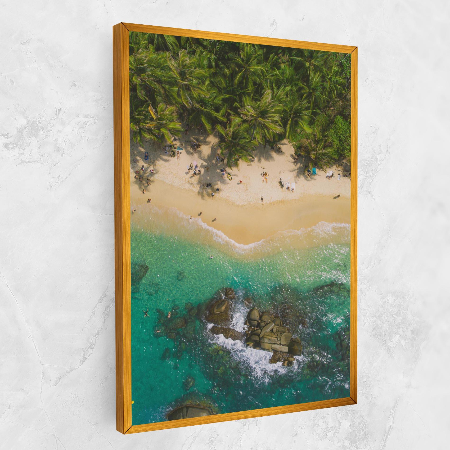 Tablou Canvas Jungle Beach mockup 1