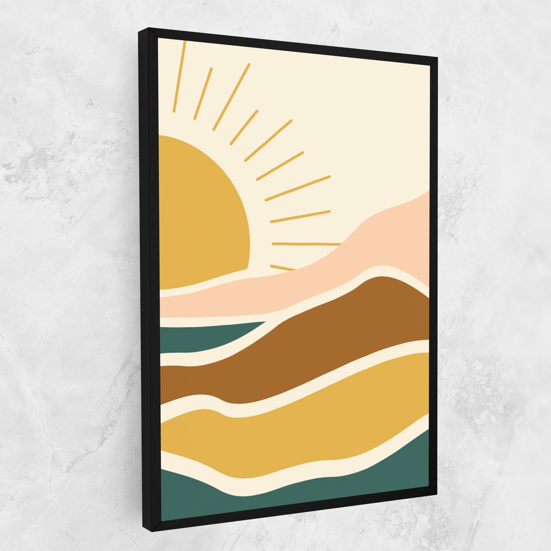 Tablou Canvas Sunset Connection 02 mockup 1