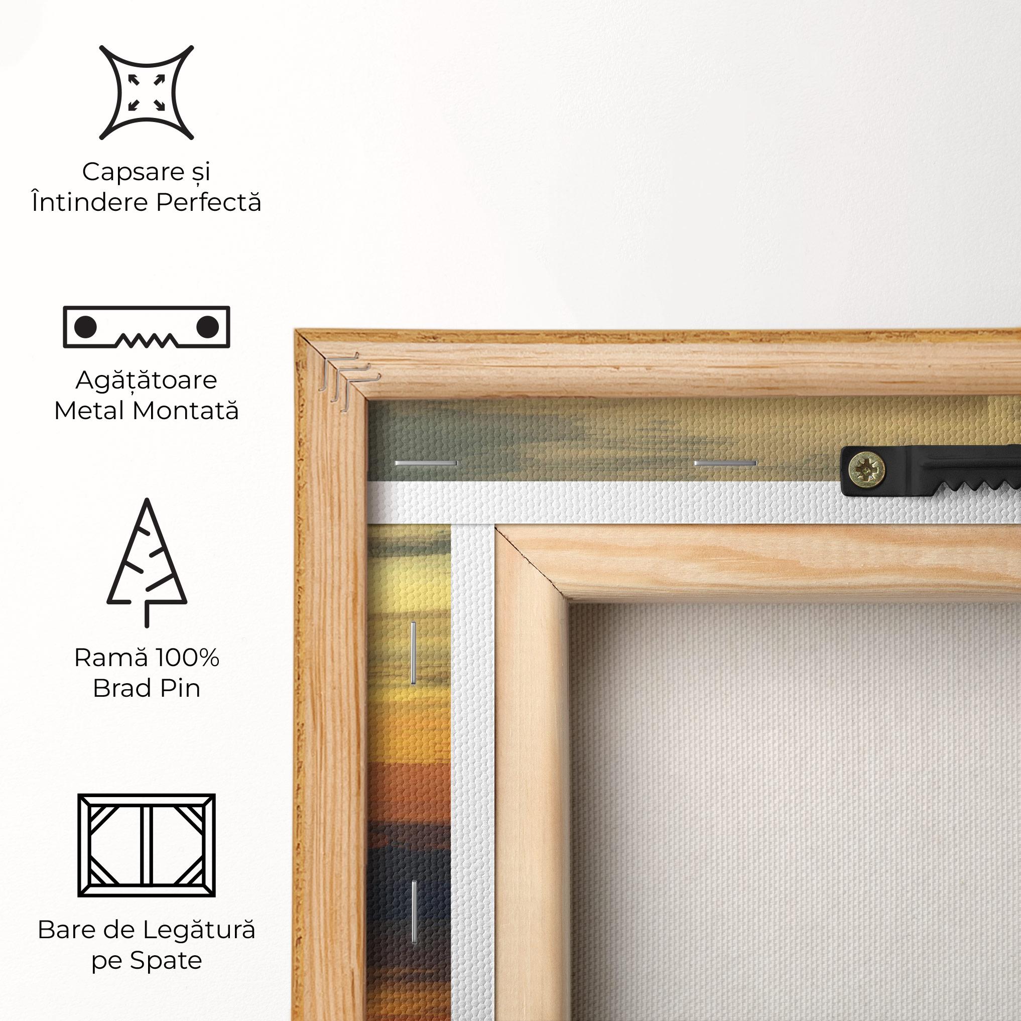 Tablou Canvas Sunset Oil Paint mockup 5