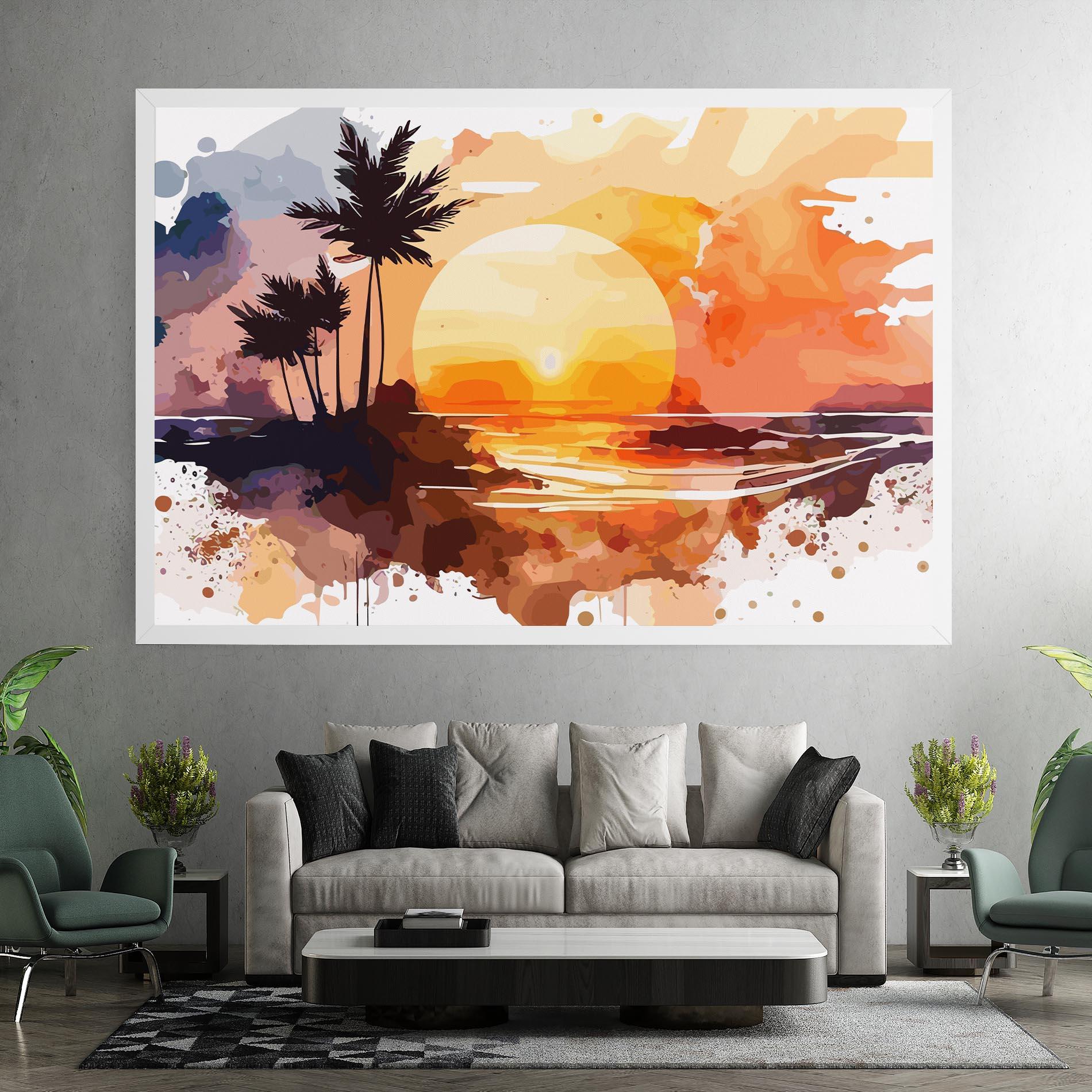 Tablou Canvas Beautiful Sunrise mockup 7