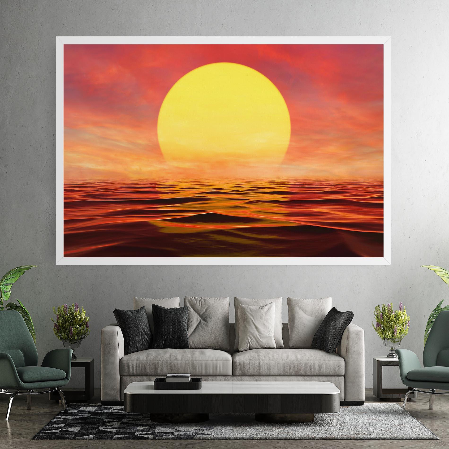 Tablou Canvas Clouds Reflection Sky mockup 7