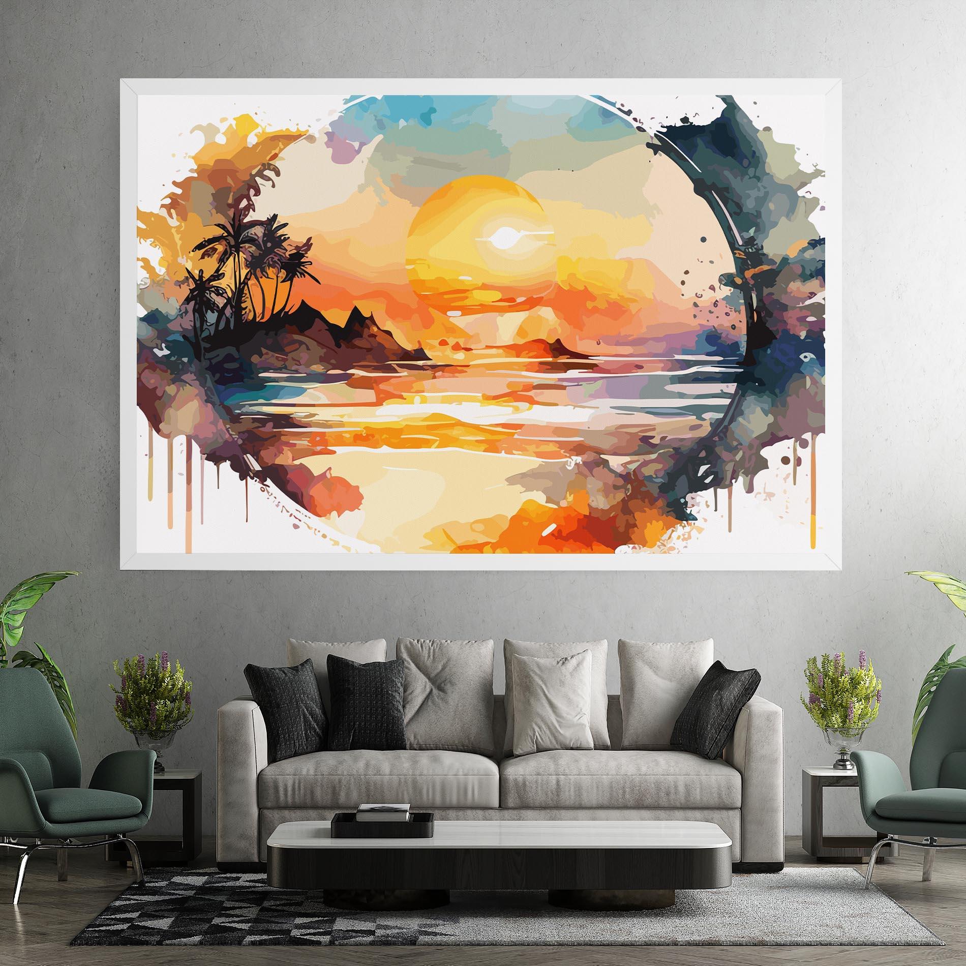 Tablou Canvas Sunrise Art mockup 7