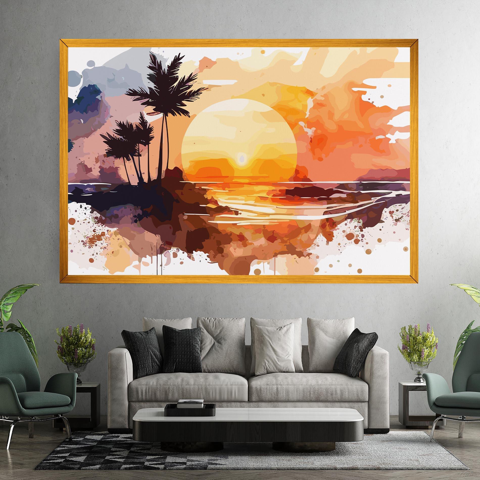 Tablou Canvas Beautiful Sunrise mockup 7