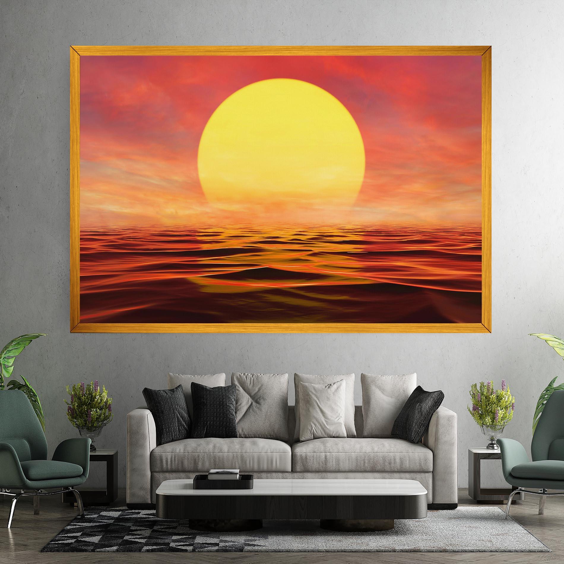 Tablou Canvas Clouds Reflection Sky mockup 7