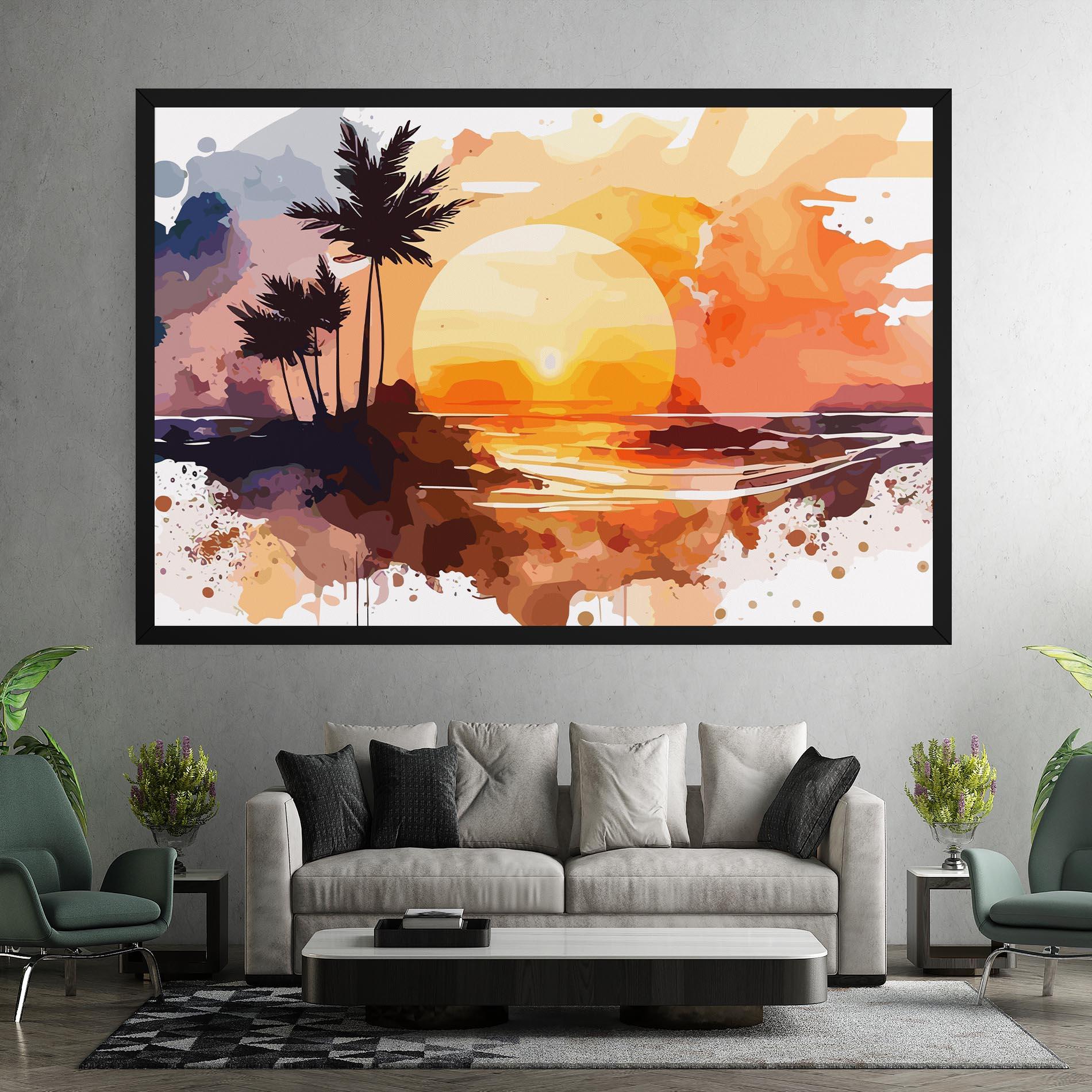 Tablou Canvas Beautiful Sunrise mockup 7