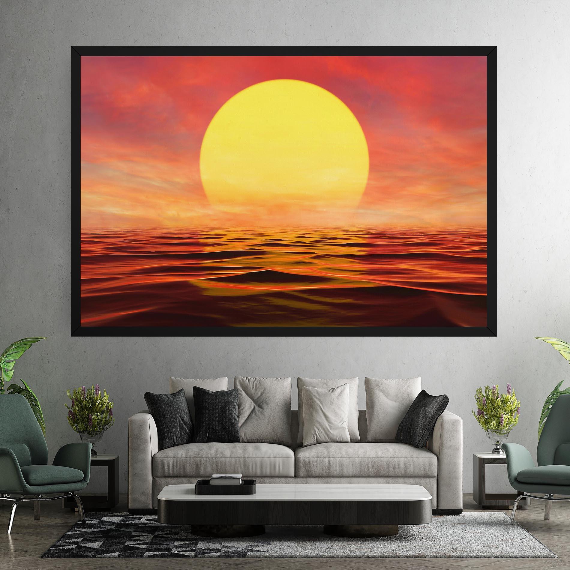 Tablou Canvas Clouds Reflection Sky mockup 7