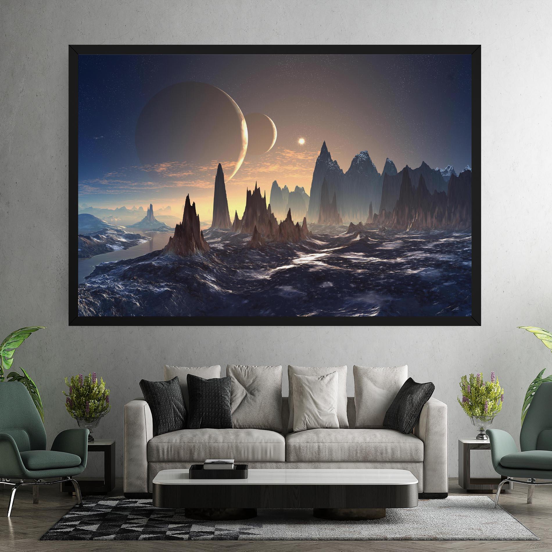 Tablou Canvas Fantasy Landscape mockup 7