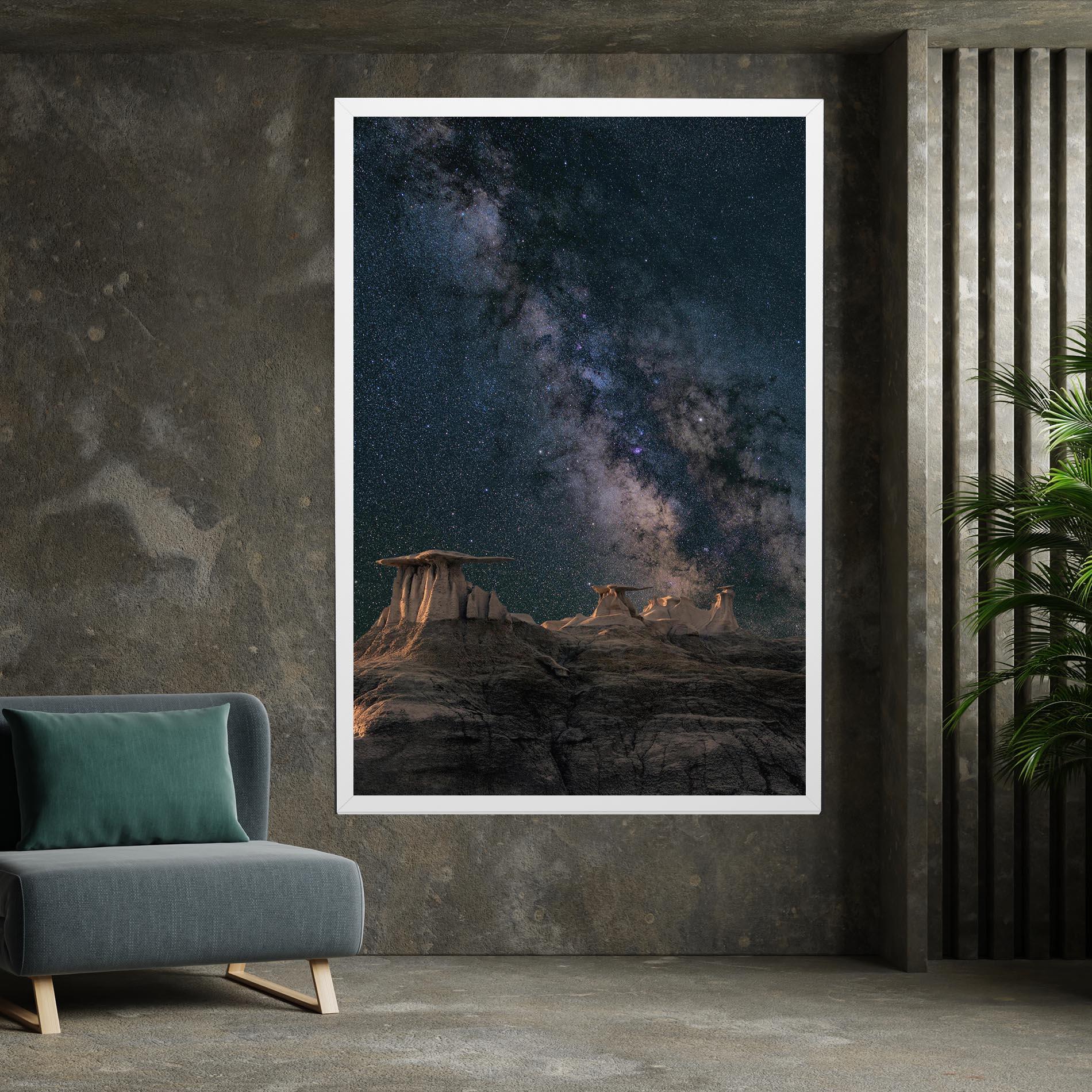 Tablou Canvas Abstract Colourful Sky mockup 7
