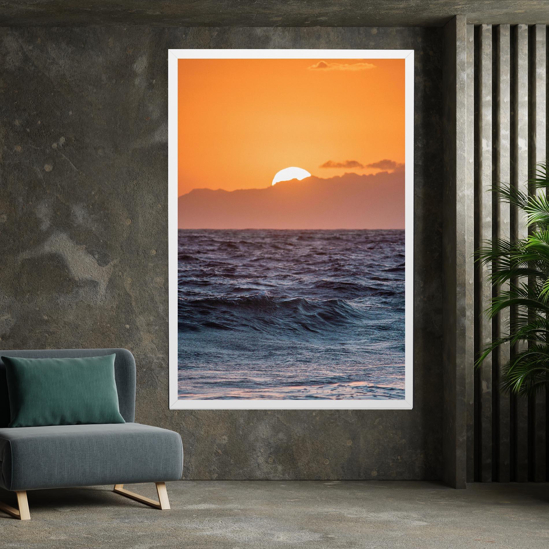 Tablou Canvas Morning Waves mockup 7