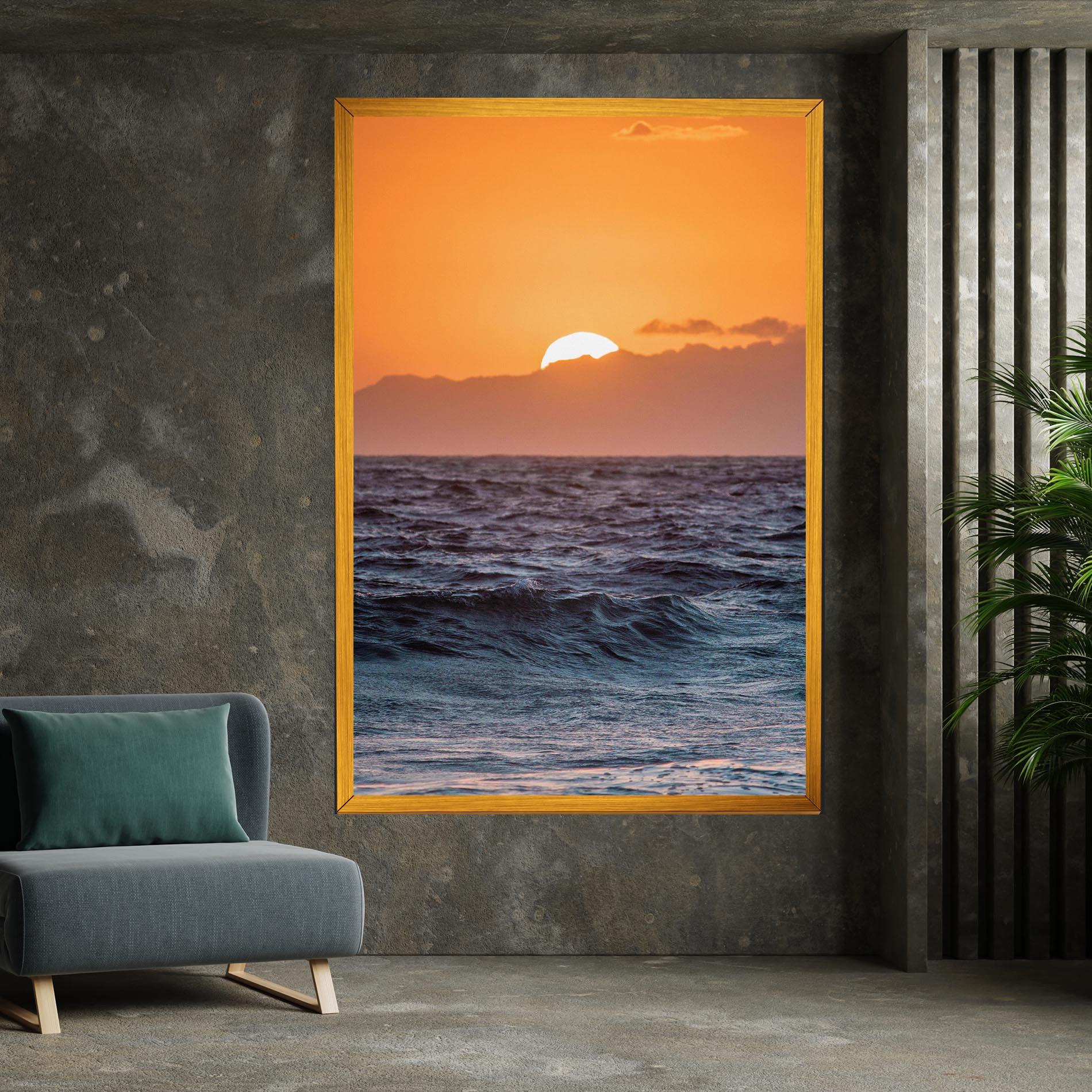 Tablou Canvas Morning Waves mockup 7