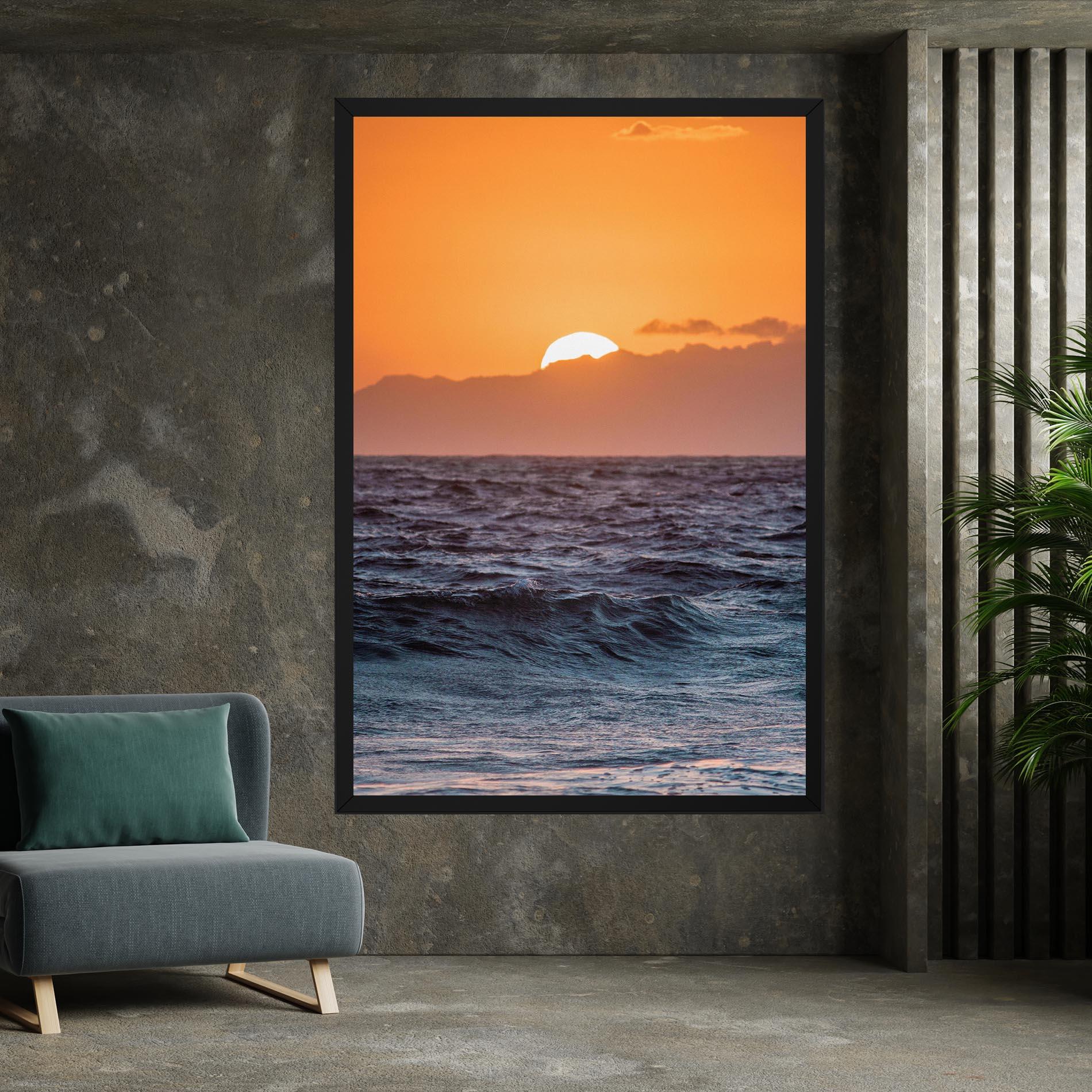 Tablou Canvas Morning Waves mockup 7