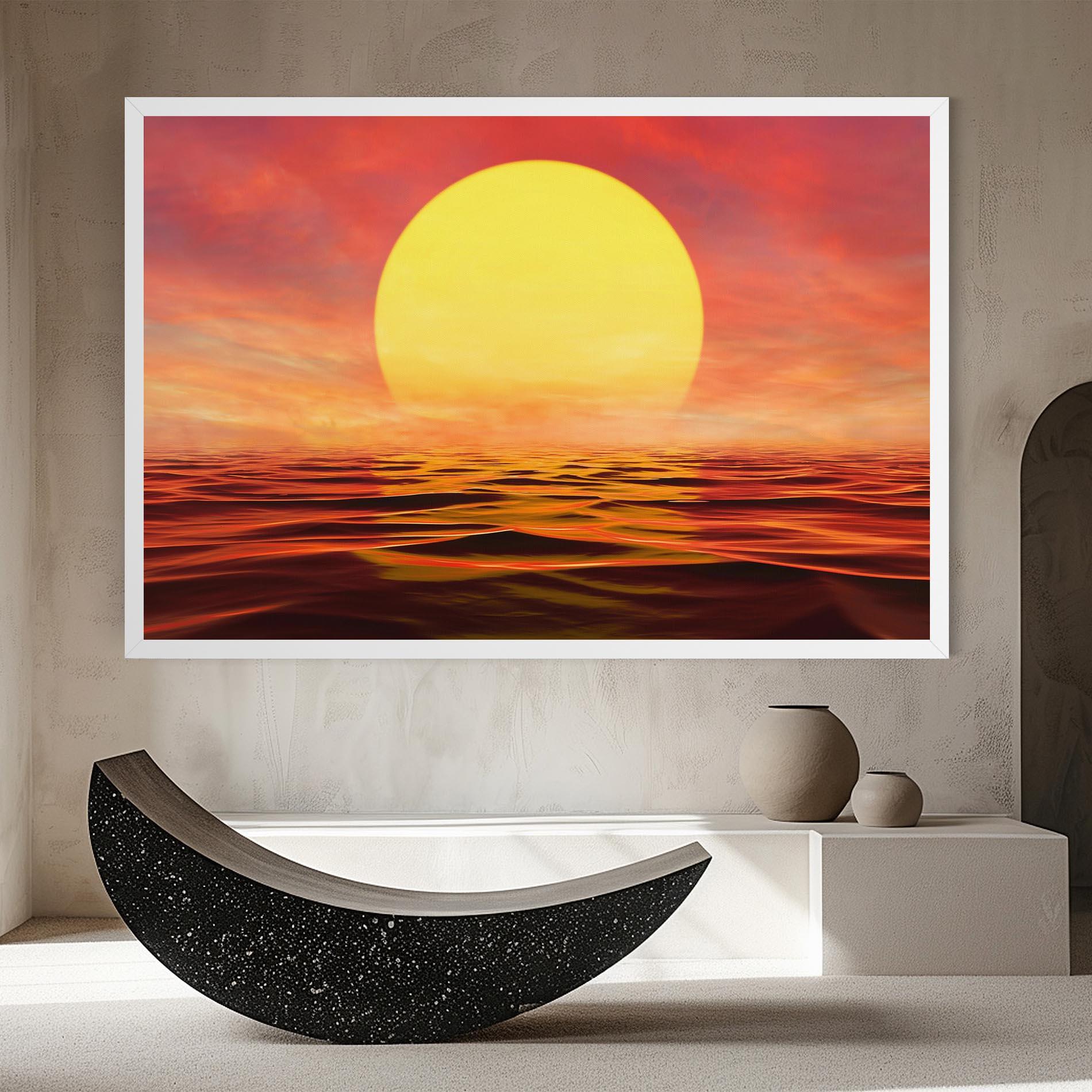 Tablou Canvas Clouds Reflection Sky mockup 8